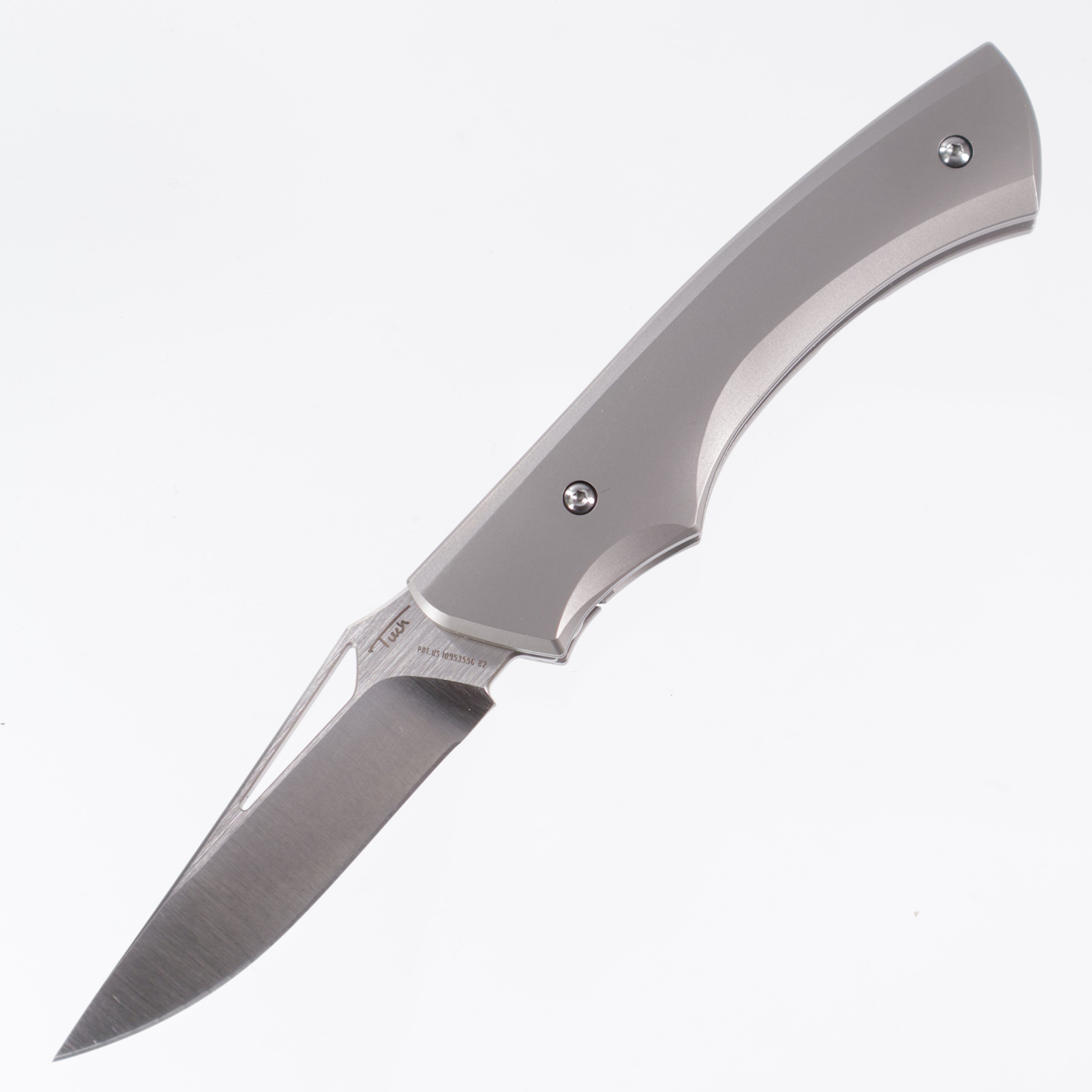 Tuch Knives Klick - Double Action, Titanium Handles, MagnaCut