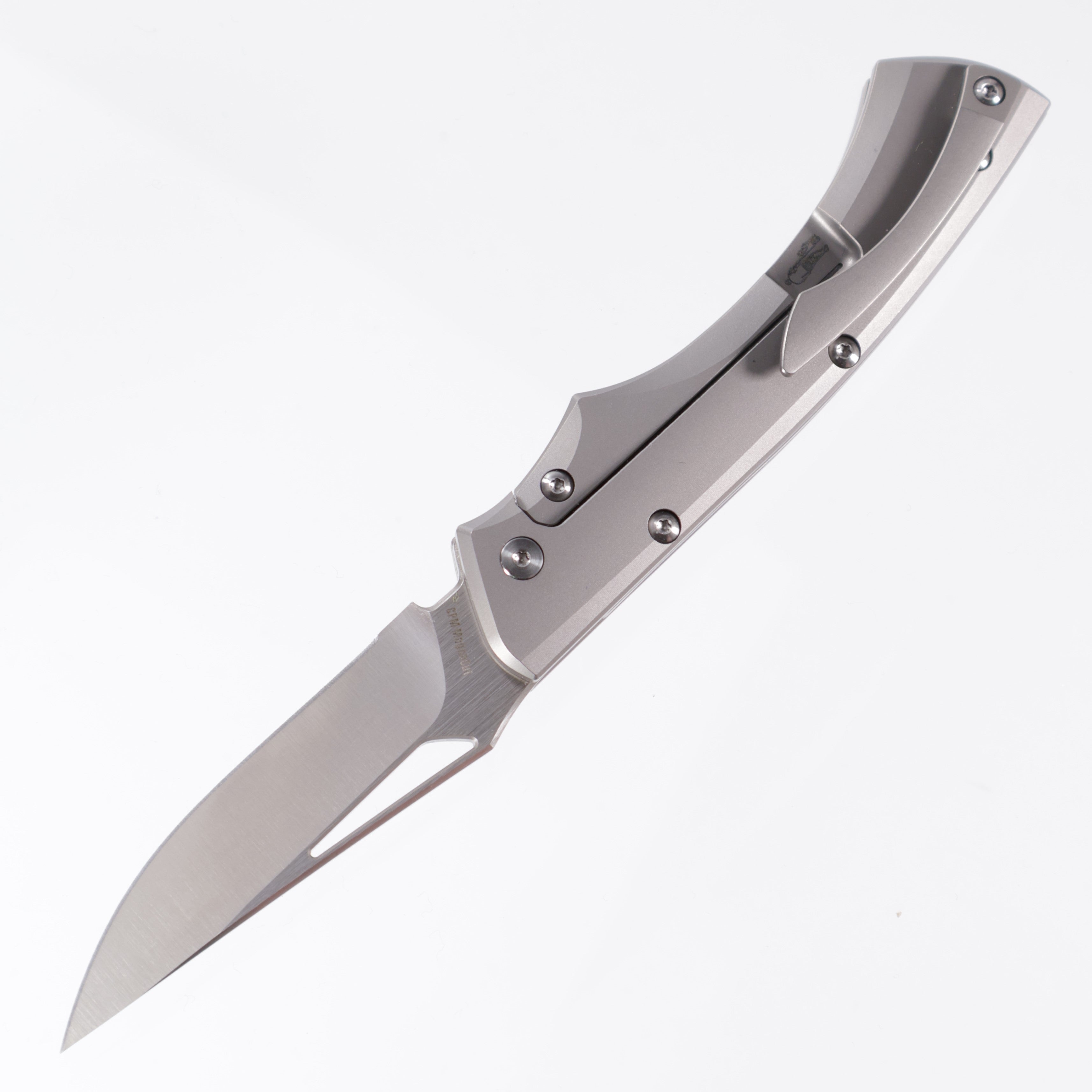 Tuch Knives Klick - Double Action, Titanium Handles, MagnaCut