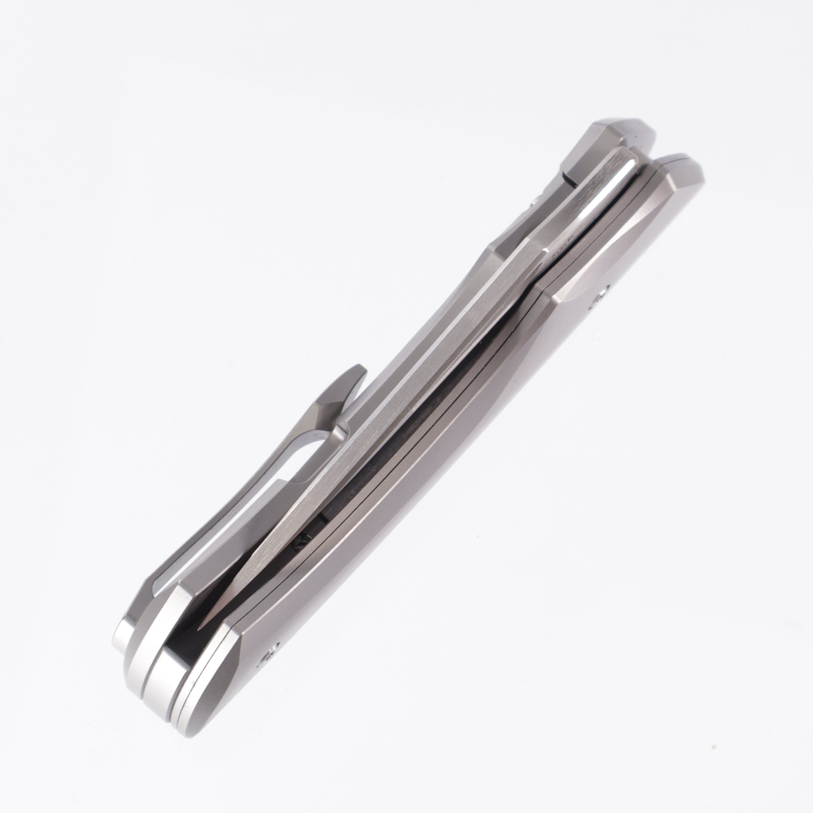 Tuch Knives Klick - Double Action, Titanium Handles, MagnaCut