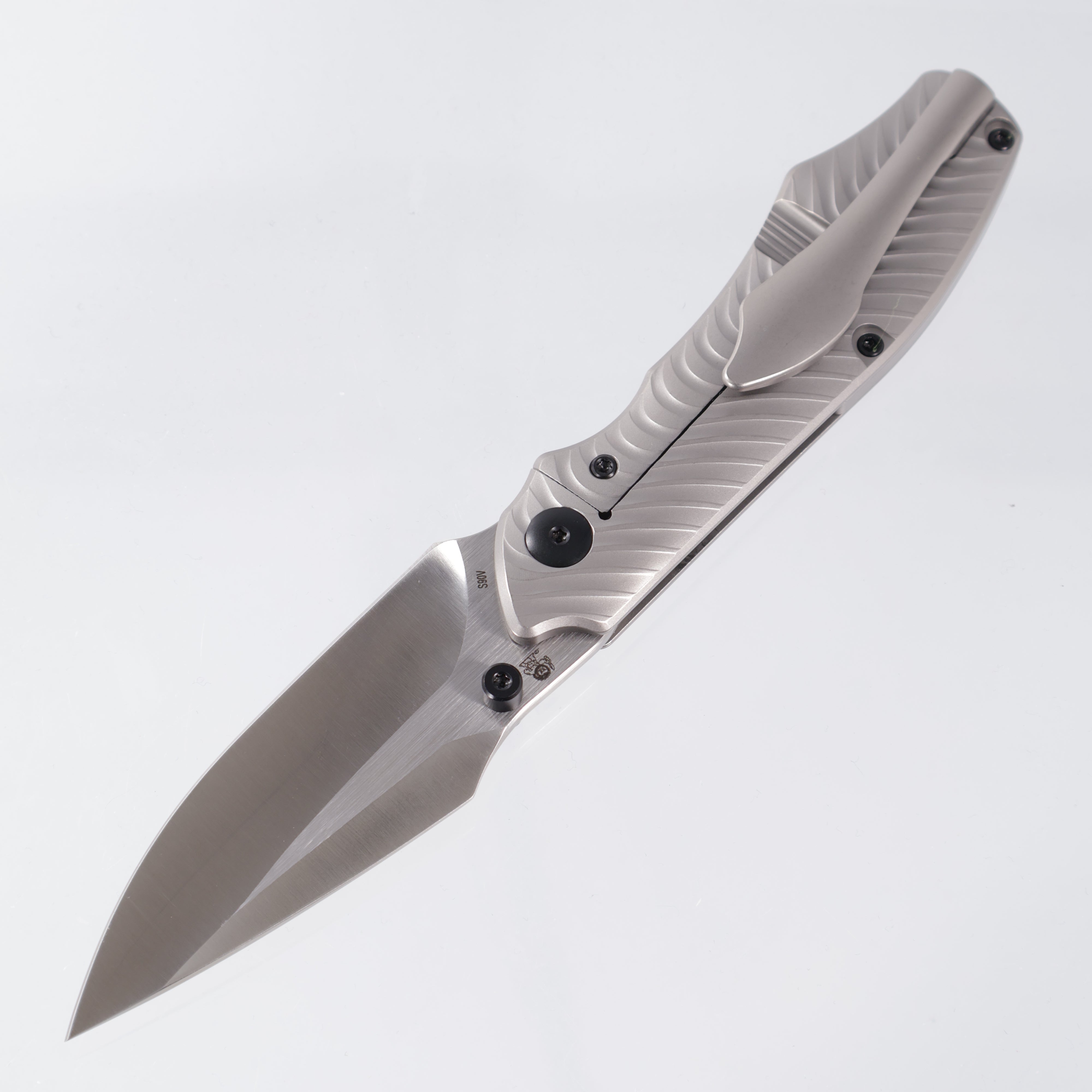 Tuya Dino - Gray Titanium Framelock - Satin S90V