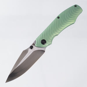 Tuya Dino - Green Titanium Framelock - Satin S90V