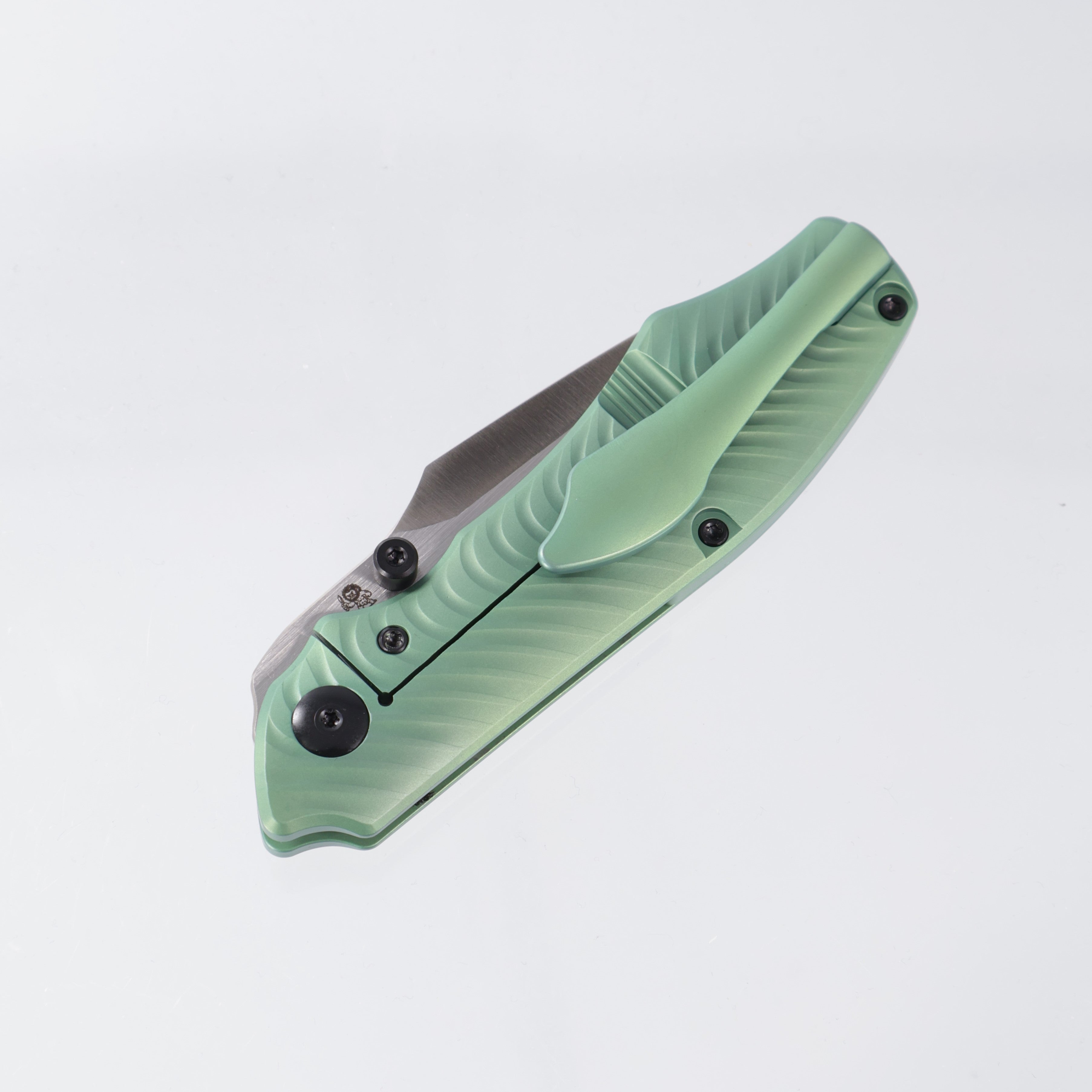 Tuya Dino - Green Titanium Framelock - Satin S90V