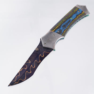 Kyle Vallotton Fetalis - 80s Camo Carbon Weave w/ Baker Forge GoMai Razorwire Bolsters - Baker Forge GoMai Razorwire