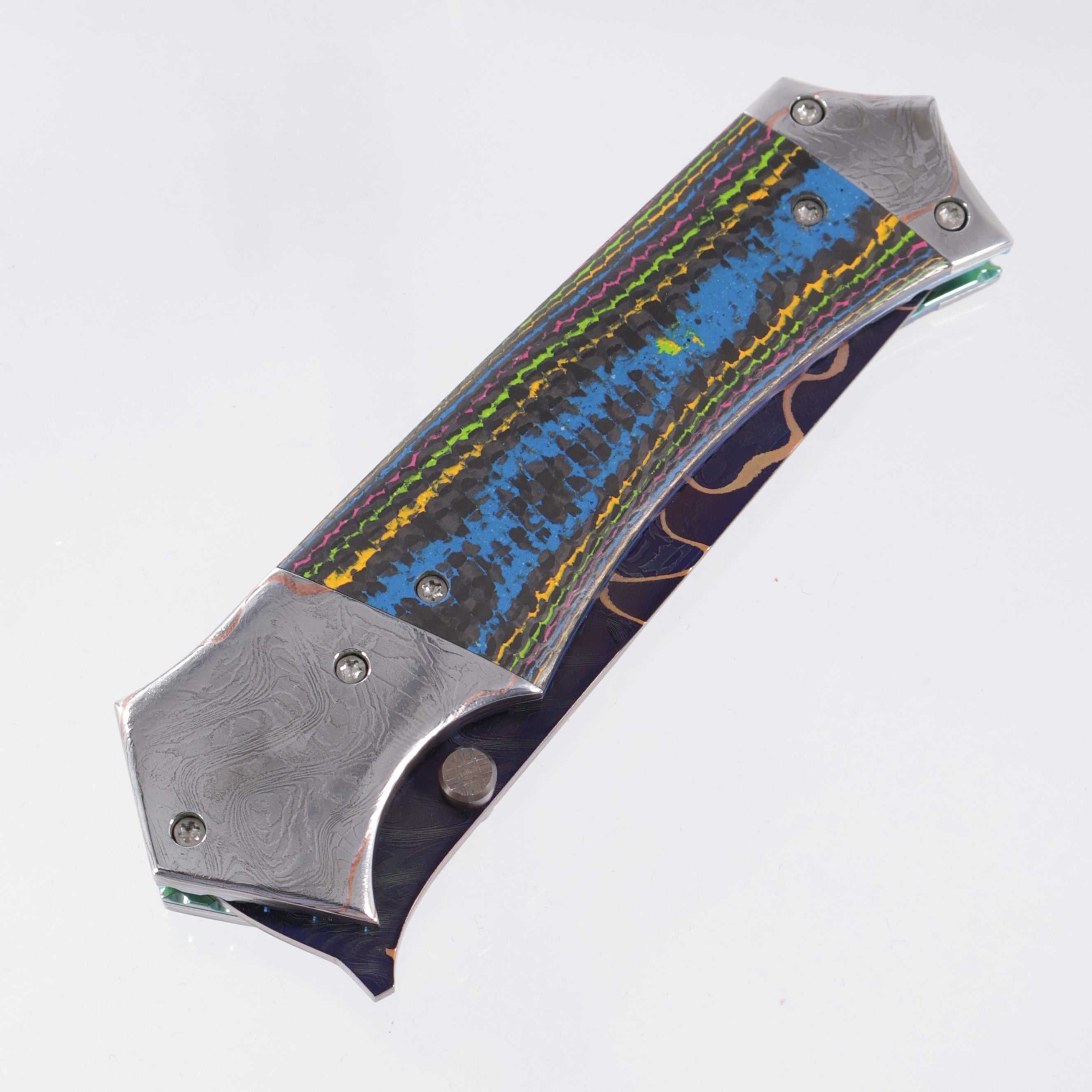 Kyle Vallotton Fetalis - 80s Camo Carbon Weave w/ Baker Forge GoMai Razorwire Bolsters - Baker Forge GoMai Razorwire