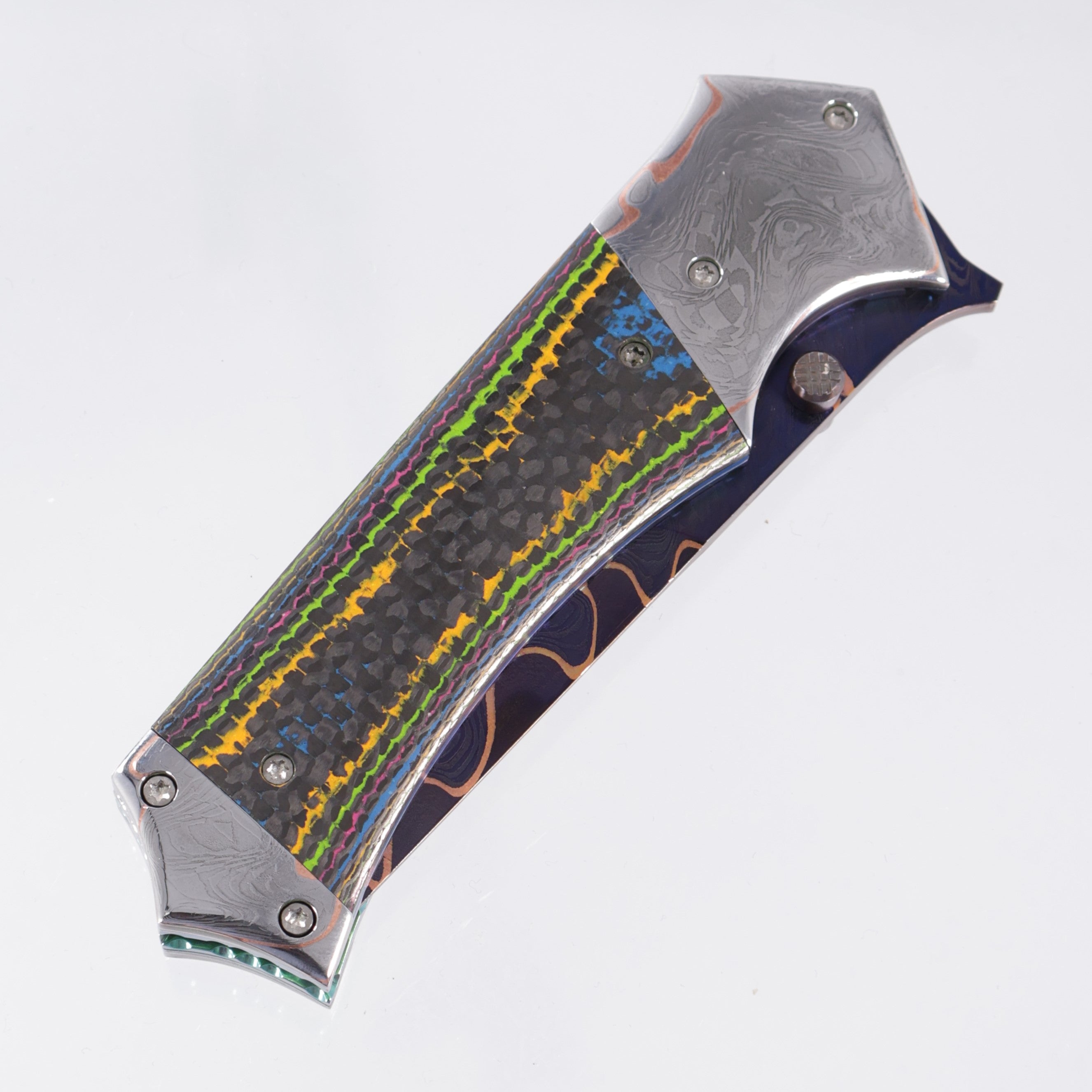 Kyle Vallotton Fetalis - 80s Camo Carbon Weave w/ Baker Forge GoMai Razorwire Bolsters - Baker Forge GoMai Razorwire