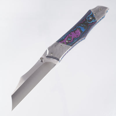 Kyle Vallotton Executioner - Damtanium Camo Carbon w/ Chad Nichols Ripple Bolsters - Satin Finished S30V