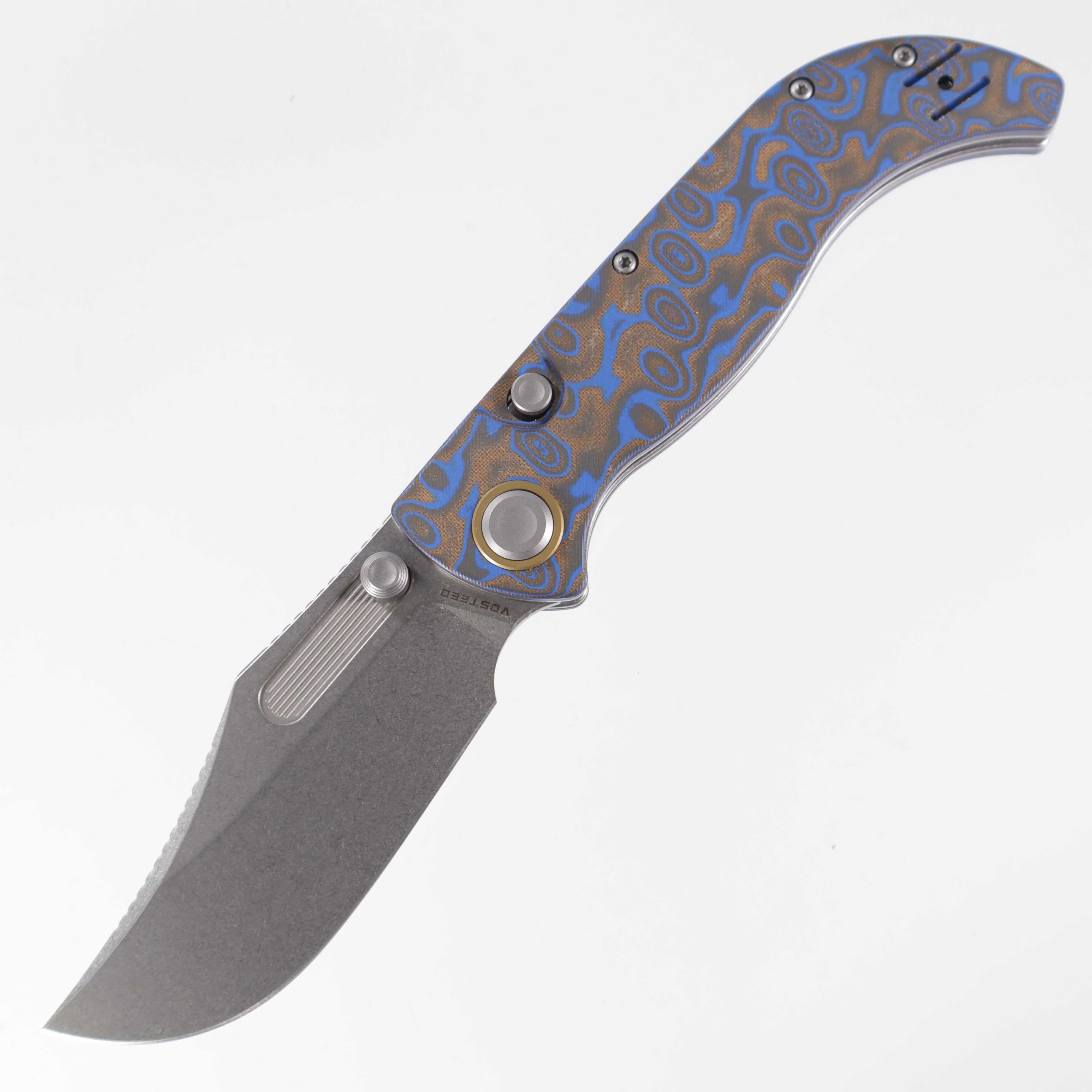 Vosteed Naga - Ocean Micarta - Stonewash S35VN A3903