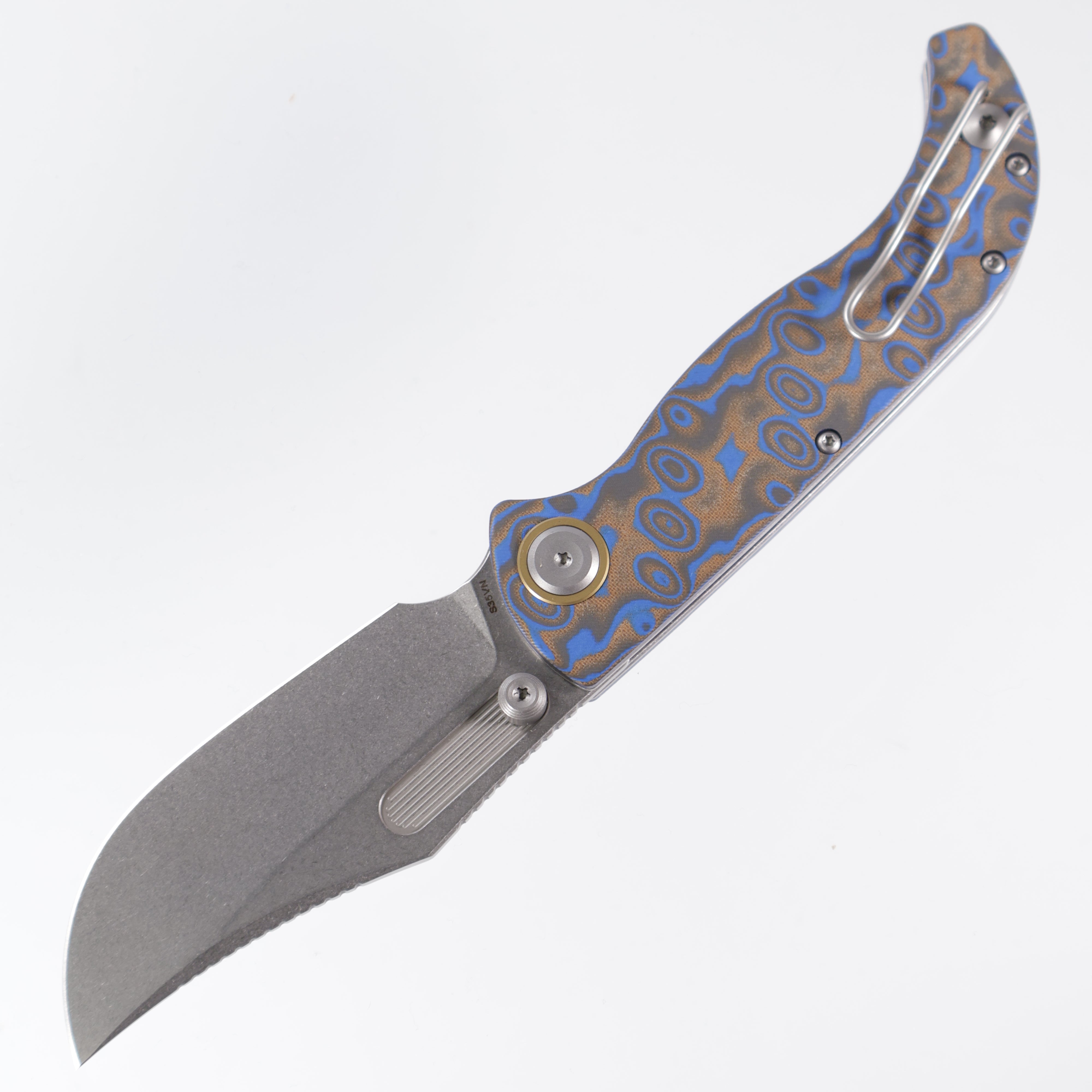 Vosteed Naga - Ocean Micarta - Stonewash S35VN A3903