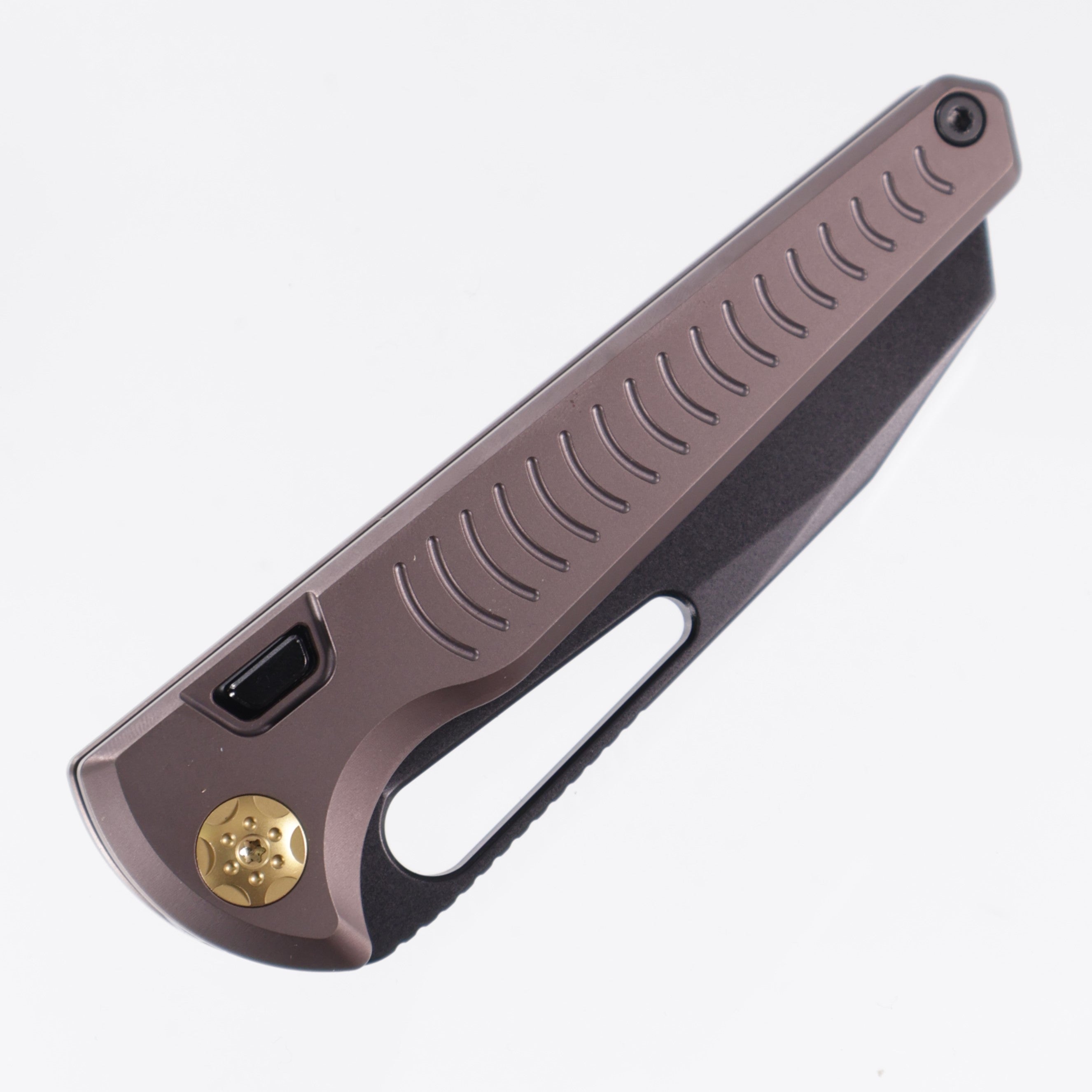 Vosteed x Gavko - Leopard - Dark Reddish Purple Titanium - Black Stonewash M390
