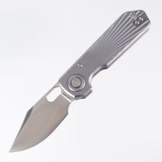 Vosteed Akita - Silver Starburst Aluminum - Satin S35VN
