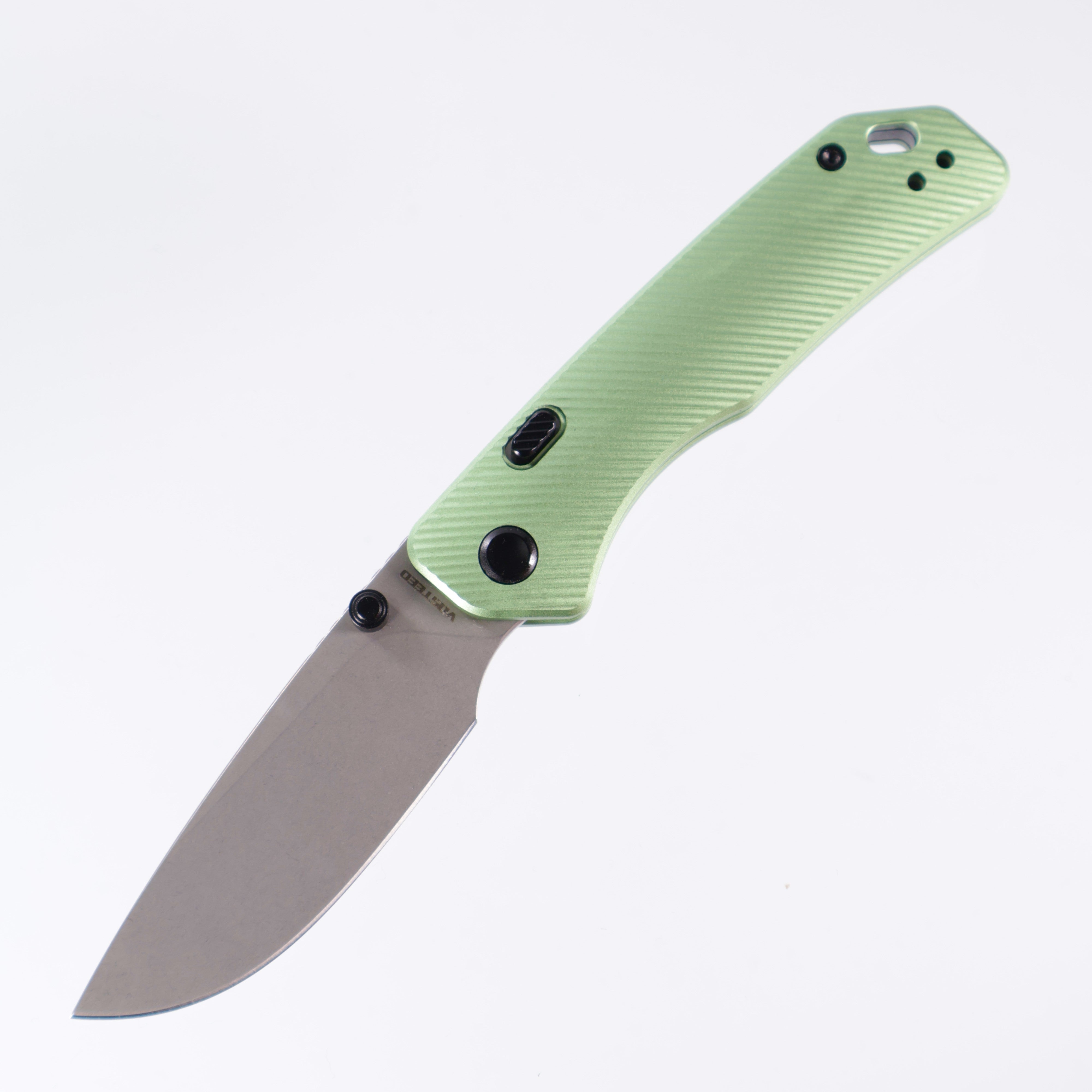 Vosteed Marten - Top Liner Lock (2.98" 154CM Blade & Aluminum Handle) - A1602 Green Stonewash