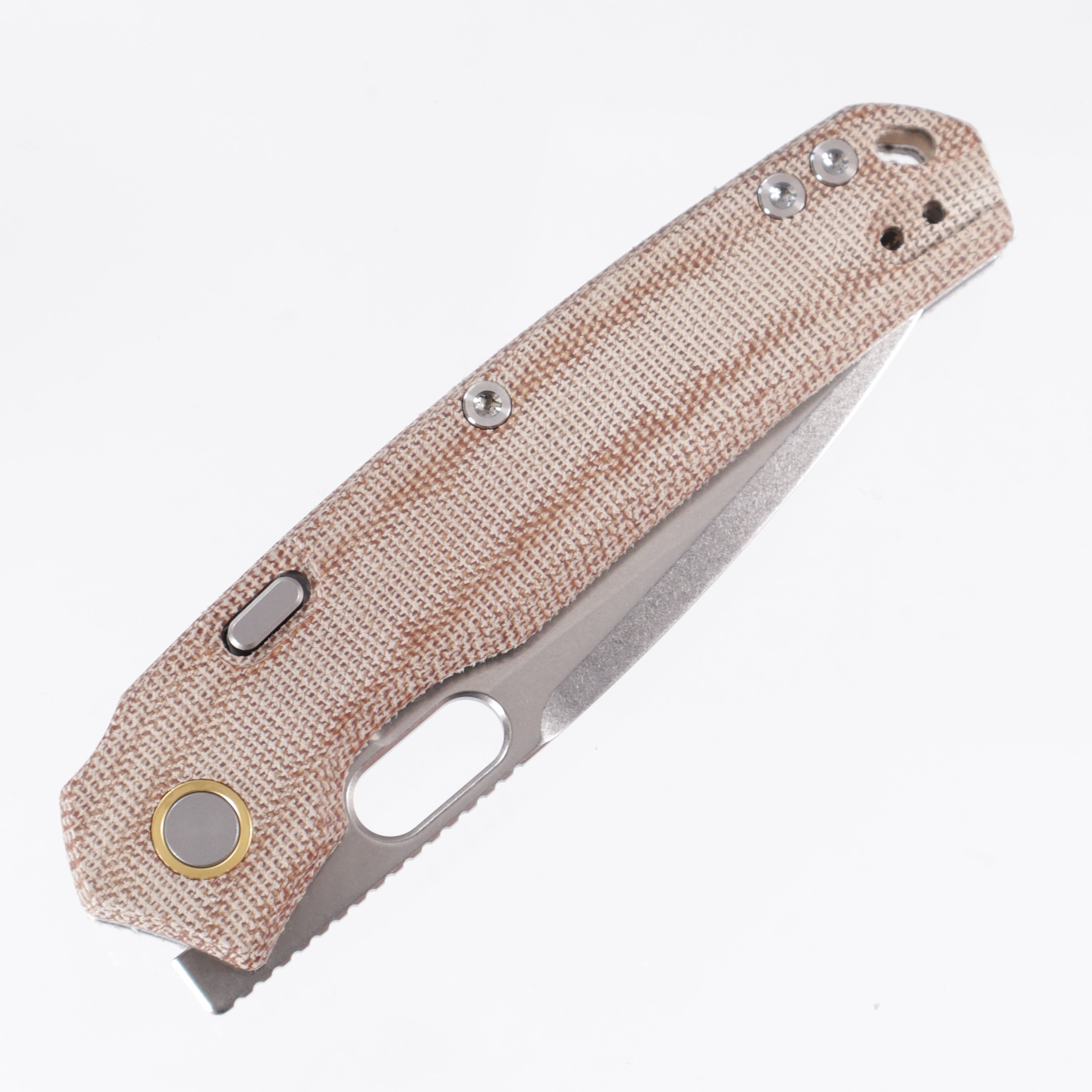 Psyop - Top Liner Lock Knife (3.32" Elmax Blade & Norplex UltreX™ Micarta Handle) - A2210