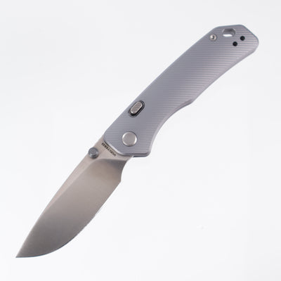 Vosteed Marten - Top Liner Lock (2.98" 154CM Blade & Aluminum Handle) - A1601 Gray Satin