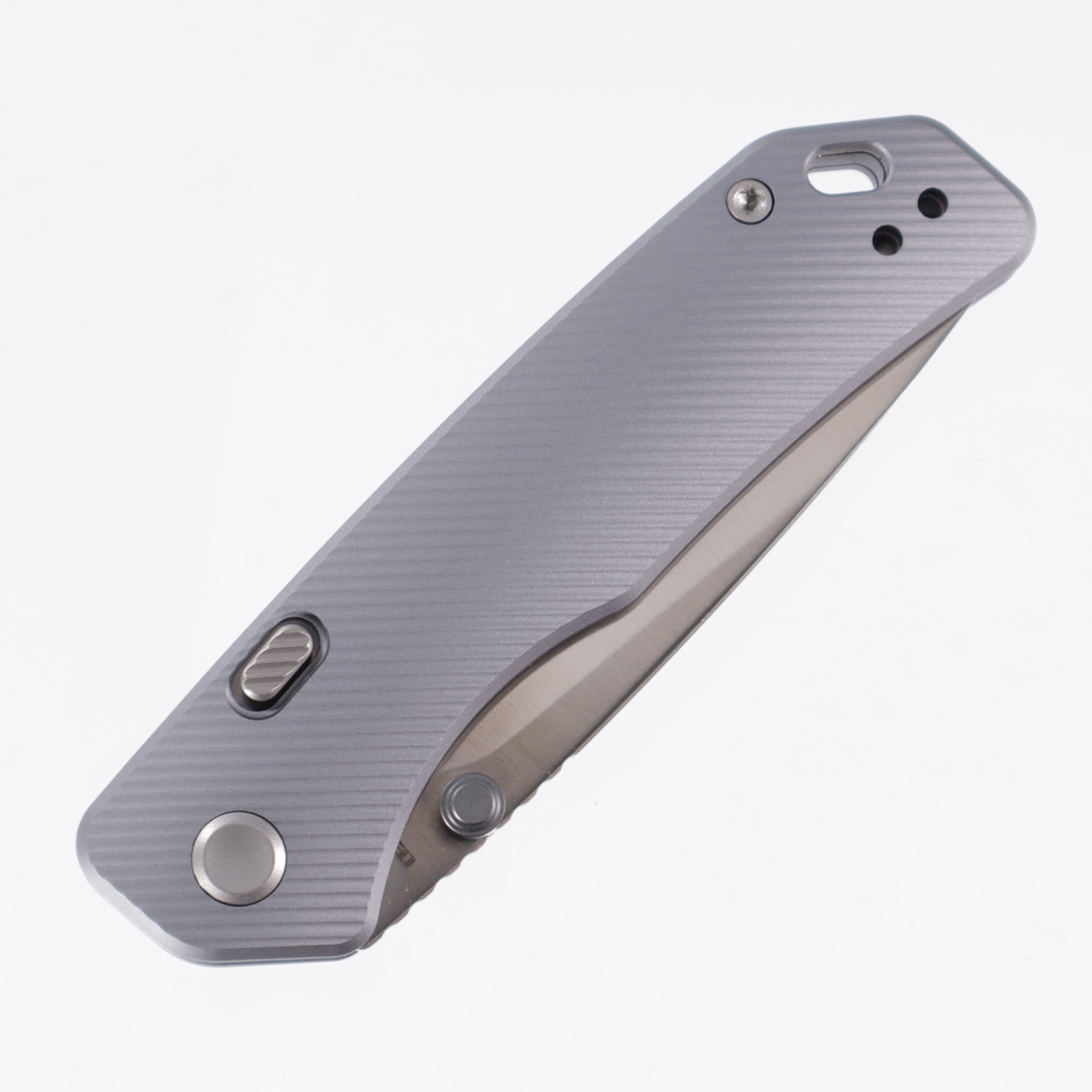 Vosteed Marten - Top Liner Lock (2.98" 154CM Blade & Aluminum Handle) - A1601 Gray Satin