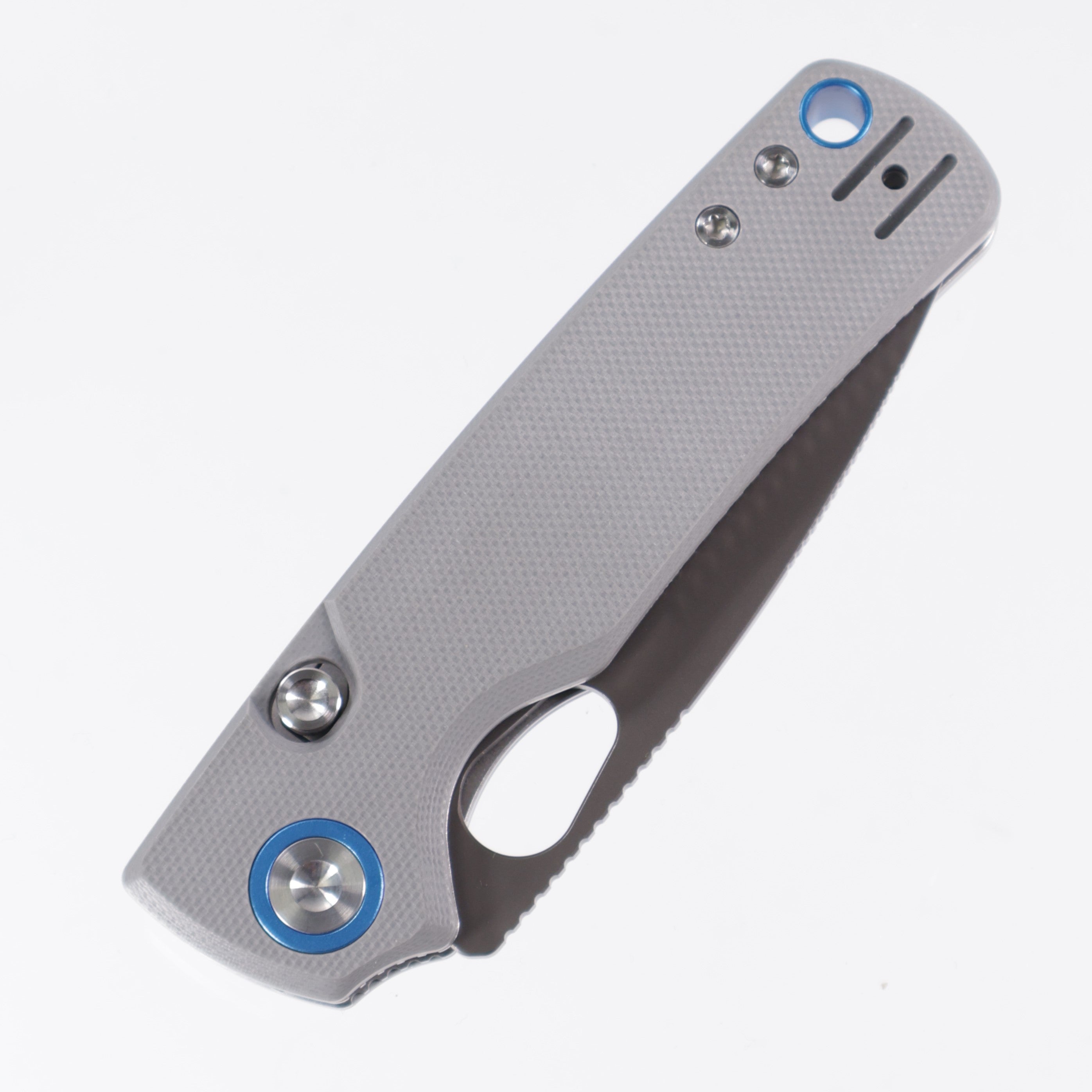 Vosteed Porcupine - 14C28N Destroyer Gray PVD - Gray G10 - Top Liner Lock - A2607