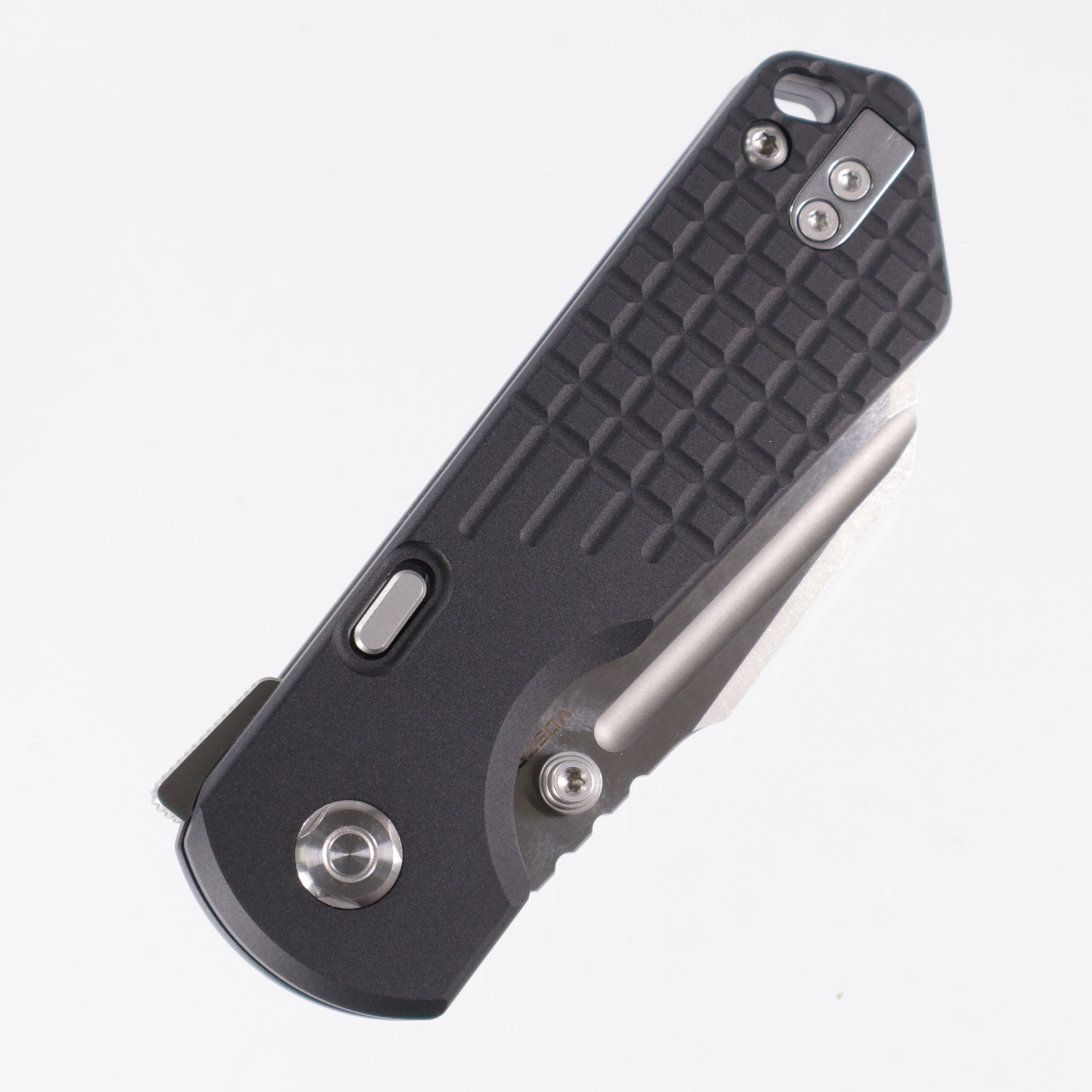 Vosteed Hedgehog - Black Aluminum - Beadblast S35VN - A1304