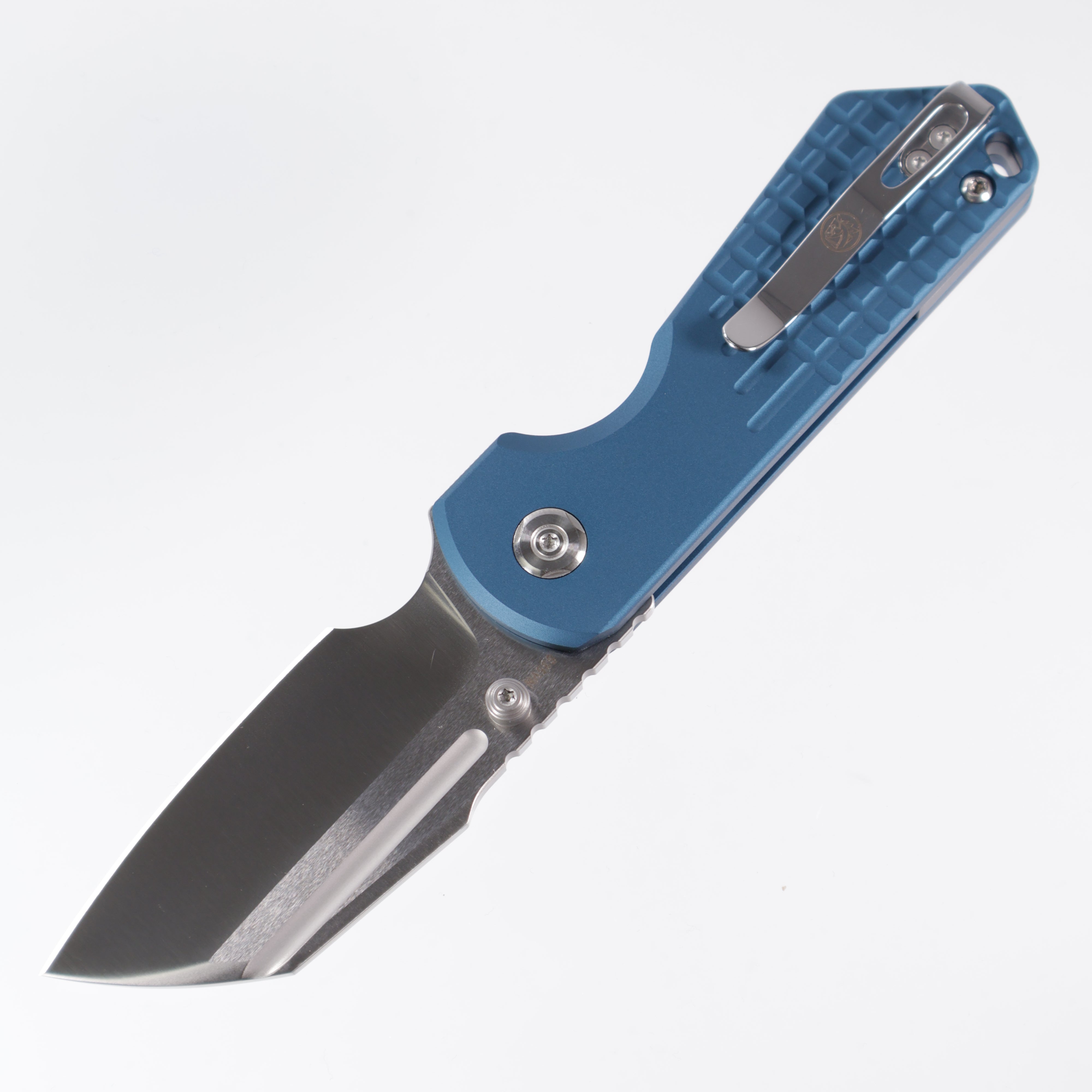 Vosteed Hedgehog - Blue Aluminum - Satin S35VN - A1306