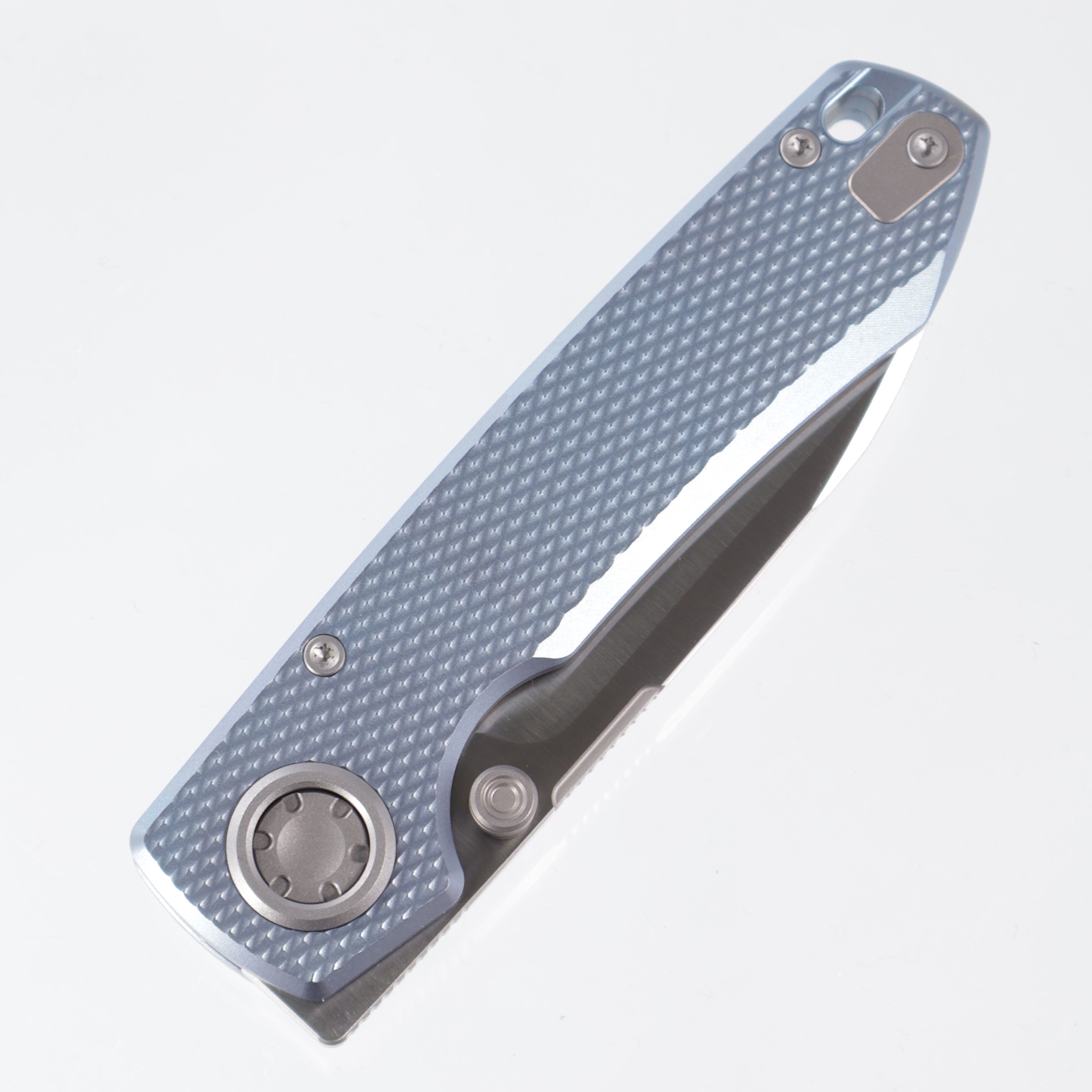 Vosteed Raccoon V - Blue Titanium - Satin M390 - A4002