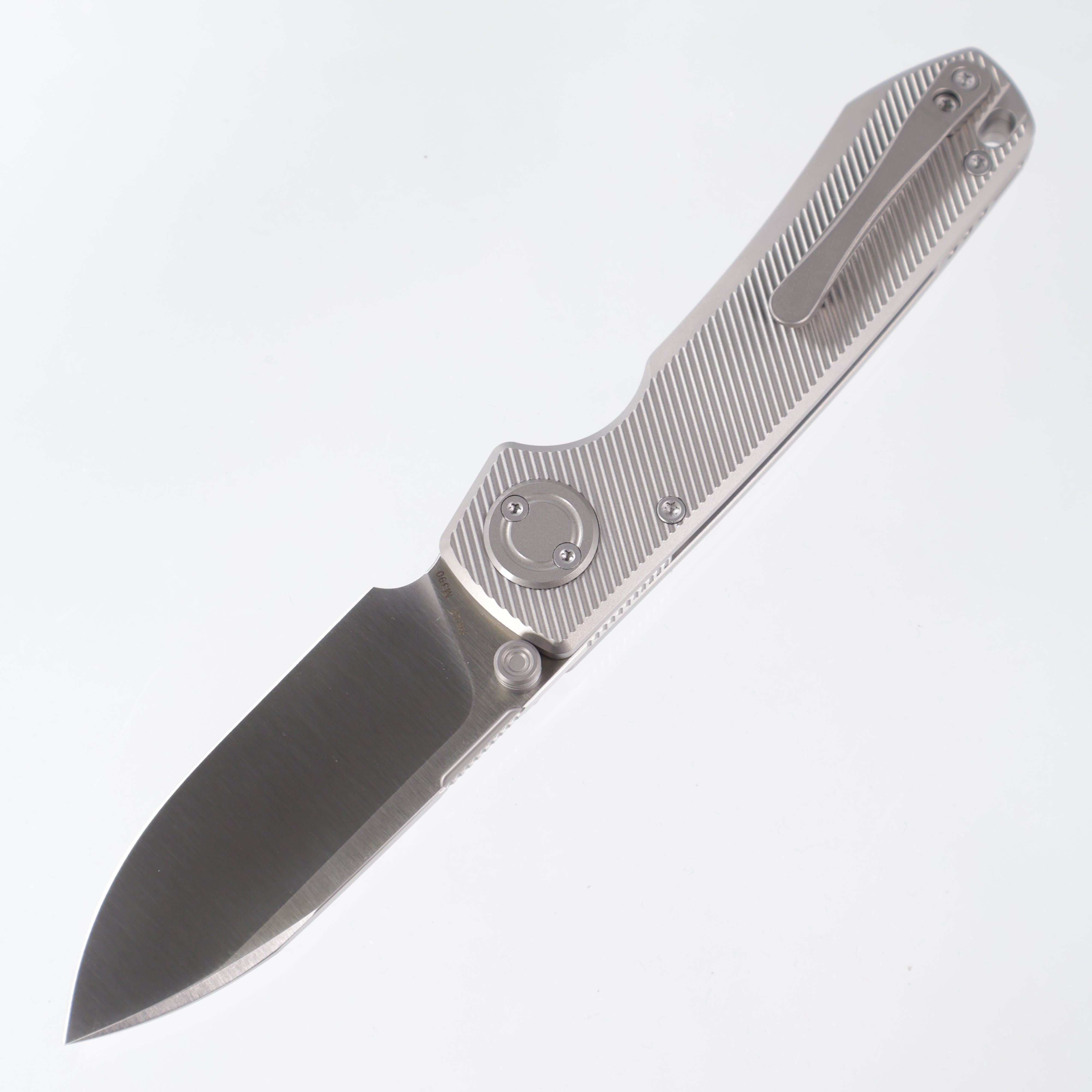 Vosteed Raccoon V - Plain Gray Titanium - Satin M390 - A4003
