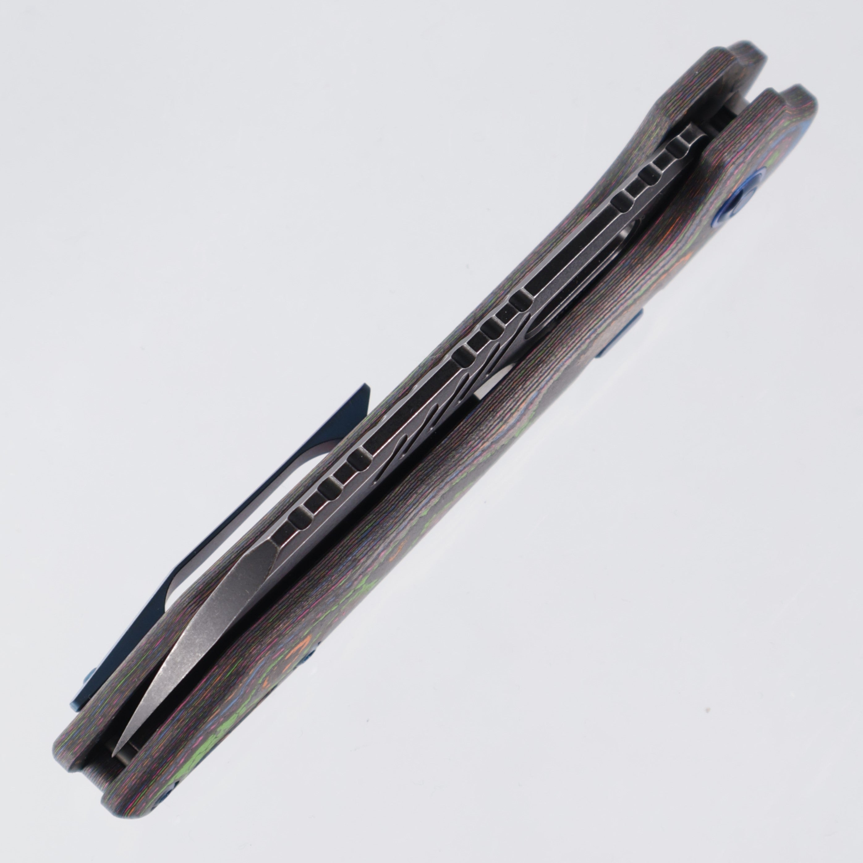 Vosteed RSKAOS - 80s Camo Carbon - Black Stonewash M390 - Blue