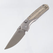 Vosteed Psyop 299 - Green Norplex UltreX™ Micarta - Satin S35VN - A2218