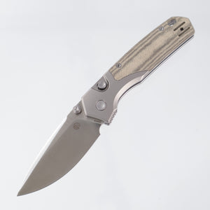 Vosteed Psyop 299 - Green Norplex UltreX™ Micarta - Satin S35VN - A2218