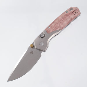 Vosteed Psyop 299 - Red Norplex UltreX™ Micarta - S35VN Blackwash - A2217