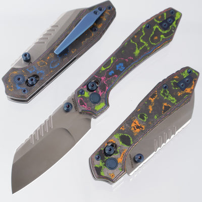 Vosteed Mini RSKAOS - 80s CamoCarbon - M390 Satin - BR-OP Exclusive - A4401
