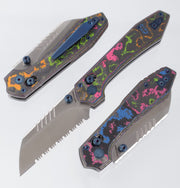Vosteed Mini RSKAOS - 80s CamoCarbon - Serrated M390 Satin - BR-OP Exclusive - A4402