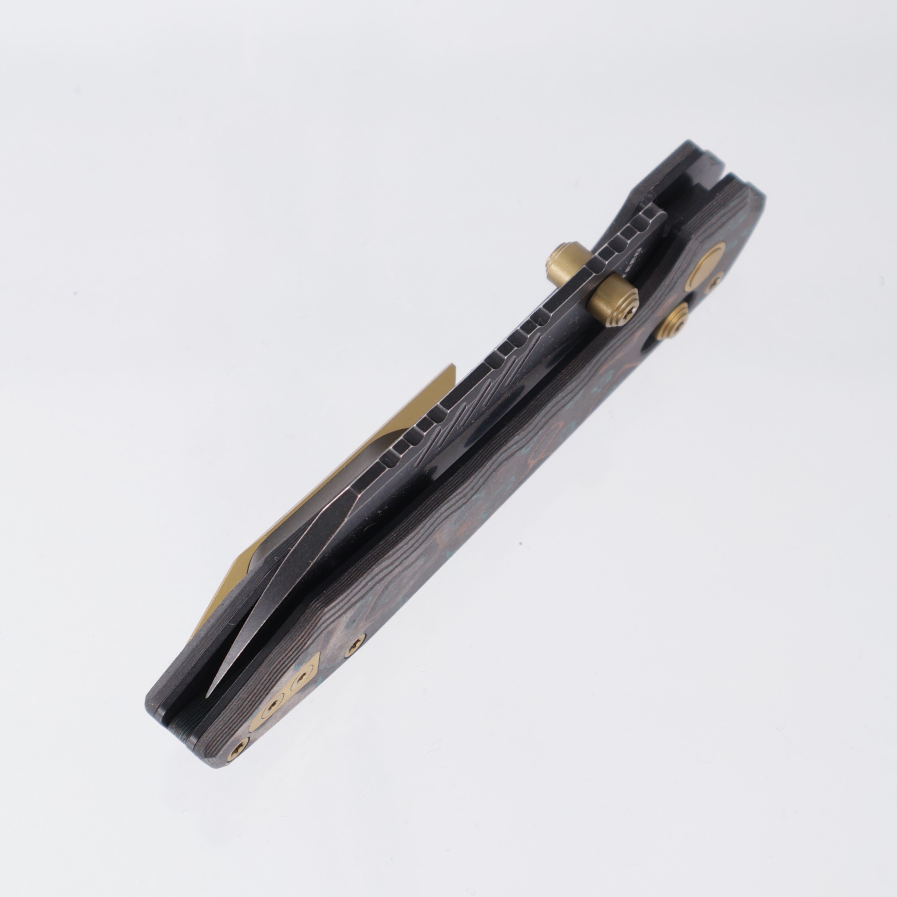 Vosteed Mini RSKAOS - Shipwreck CamoCarbon - Serrated M390 Blackwash - BR-OP Exclusive - A4406