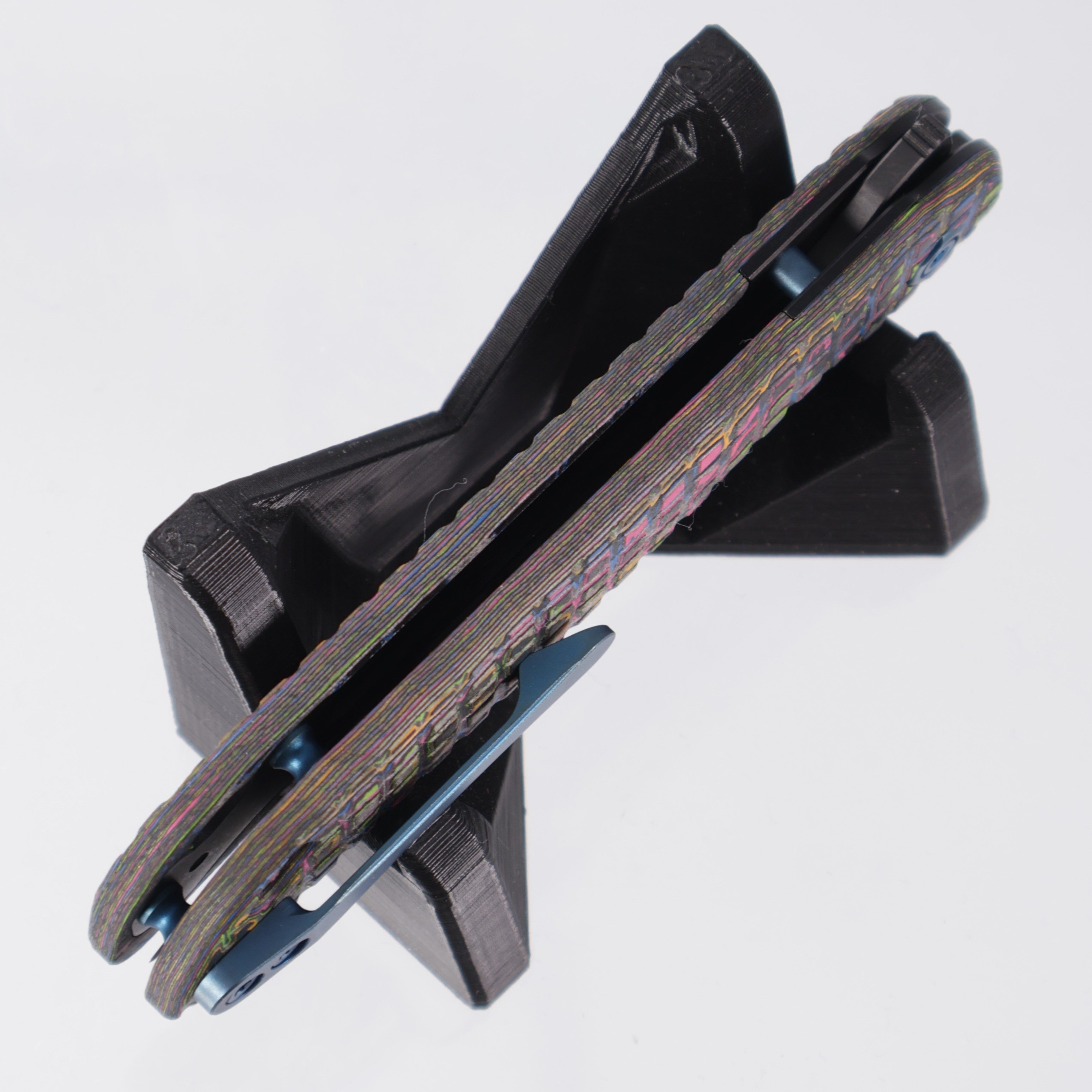 Vosteed Bellamy - 80s CamoCarbon Fragged - Satin DLC M390 - BR-OP Exclusive - A3203