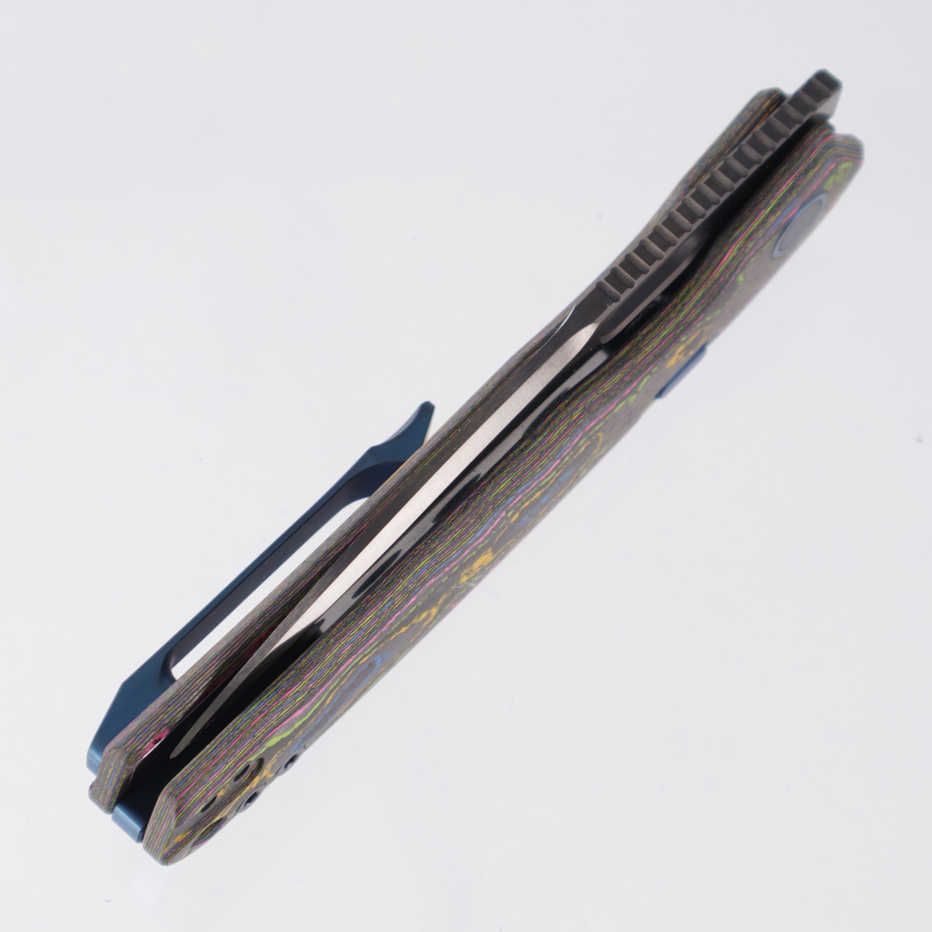 Vosteed Psyop - 80s CamoCarbon Handle - Satin DLC M390 - BR-OP Exclusive - A2231