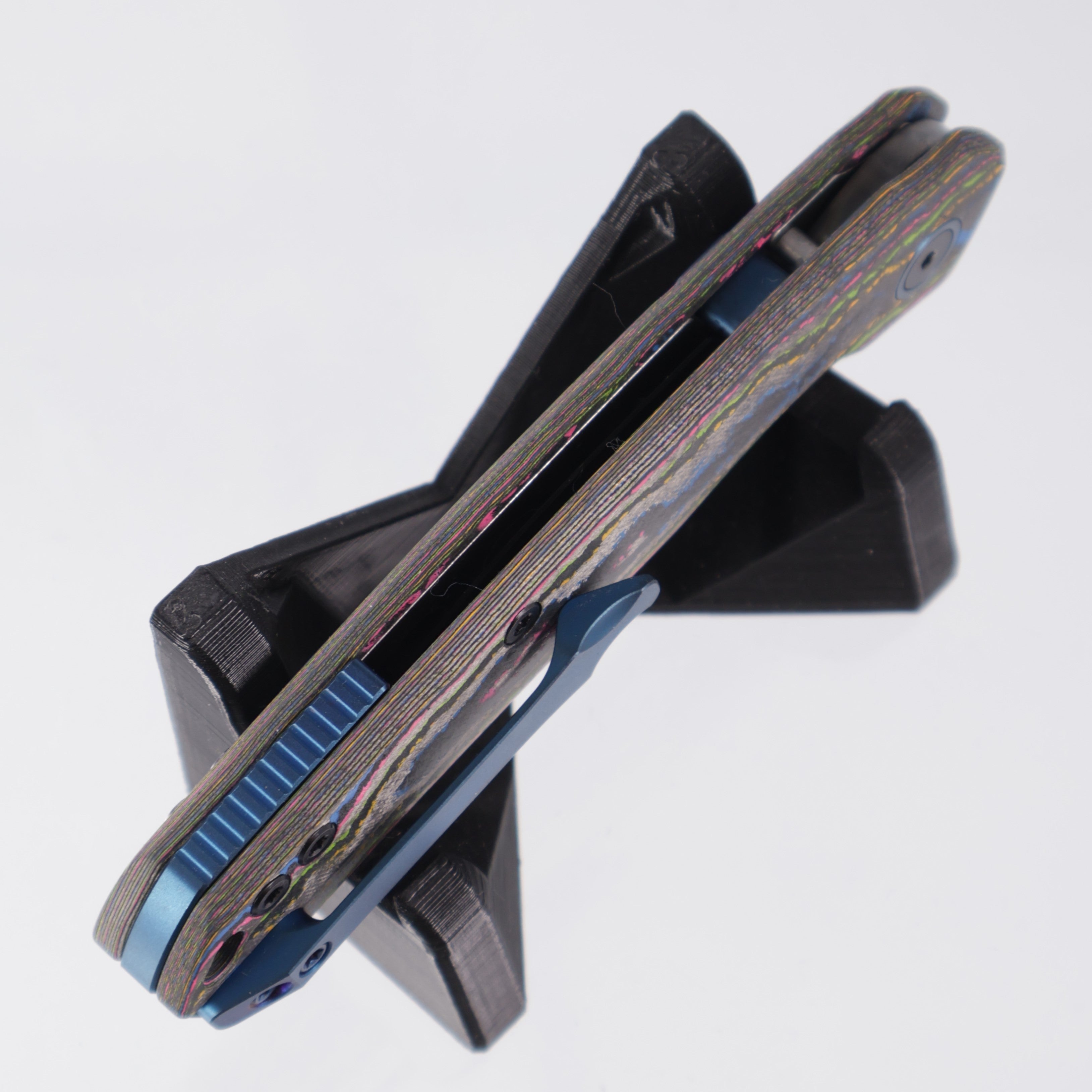 Vosteed Psyop - 80s CamoCarbon Handle - Satin DLC M390 - BR-OP Exclusive - A2231