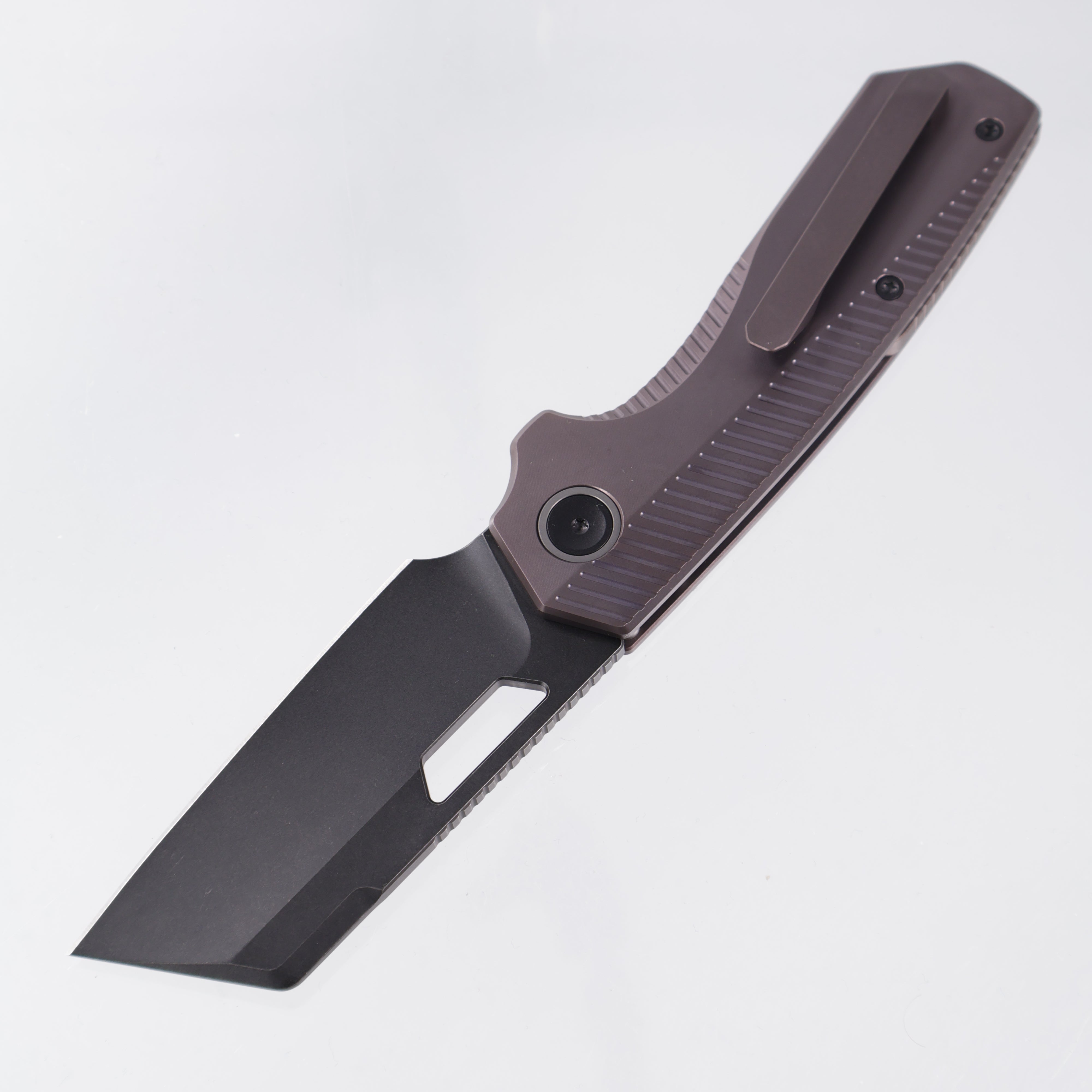 Vosteed Nip-L - Dark Reddish Purple Titanium - Black Stonewash Elmax - AA4204