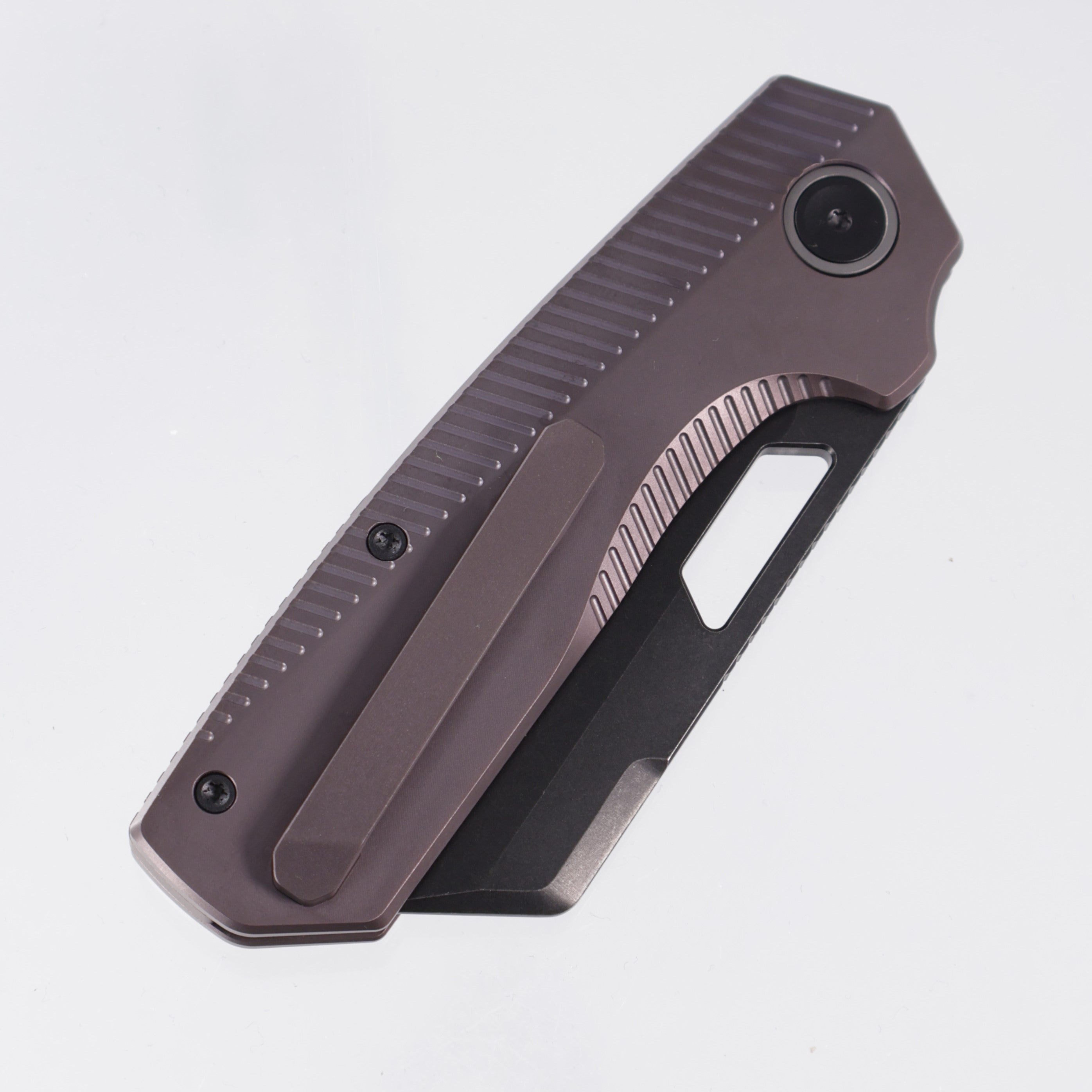 Vosteed Nip-L - Dark Reddish Purple Titanium - Black Stonewash Elmax - AA4204