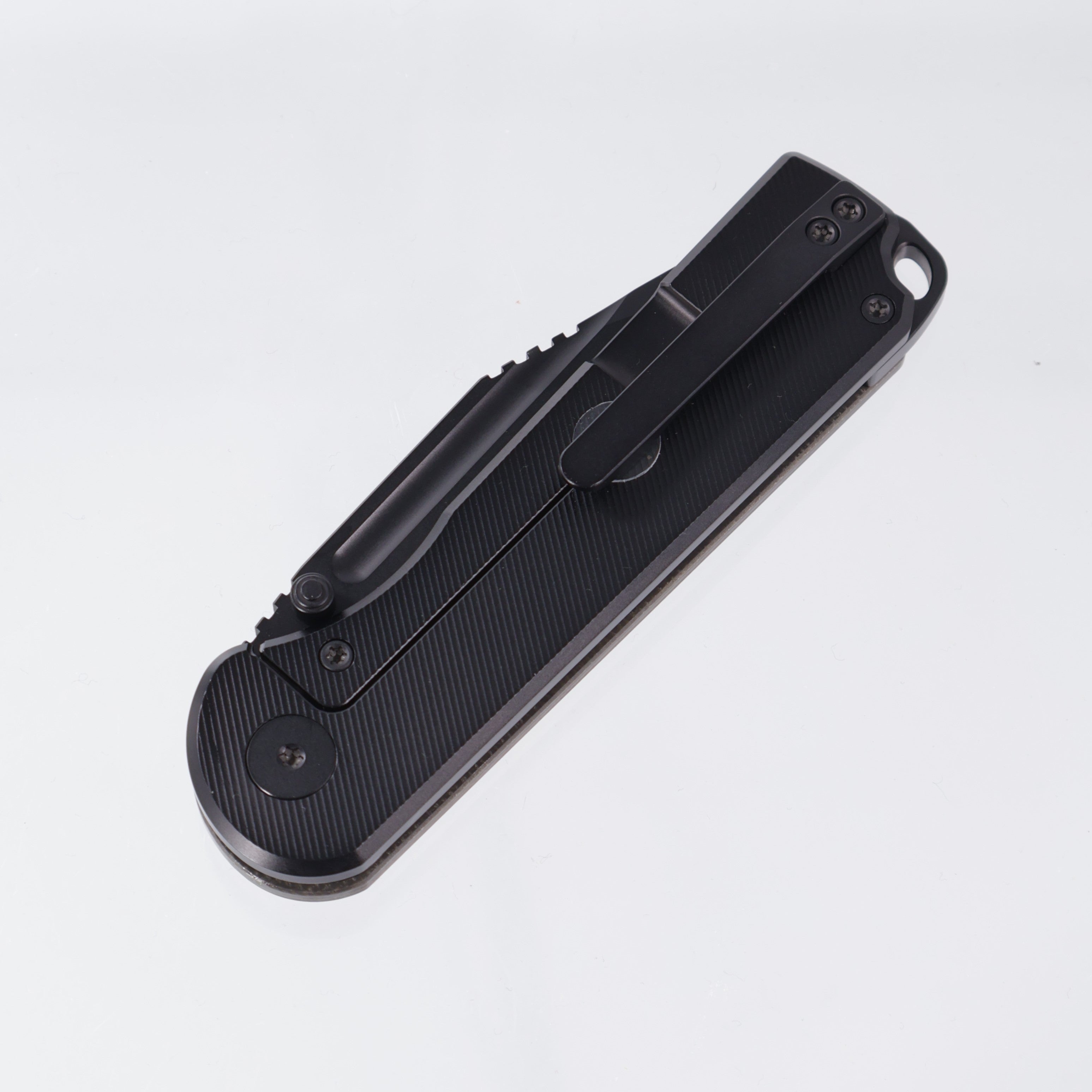 Voyage Bladeworks Avius - Drop Point 14c28n PVD - Micarta & Titanium Framelock