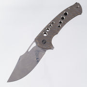 WE Knife Swiftfin - Flamed Titanium - Thor Damasteel - WE23051-DS1