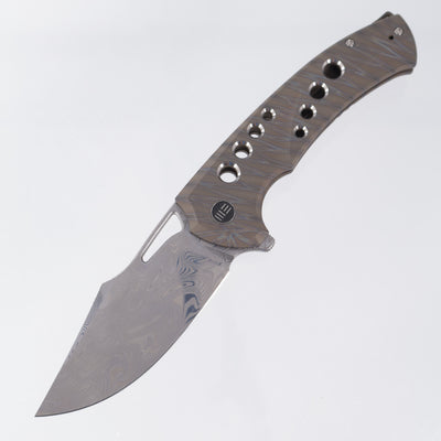 WE Knife Swiftfin - Flamed Titanium - Thor Damasteel - WE23051-DS1