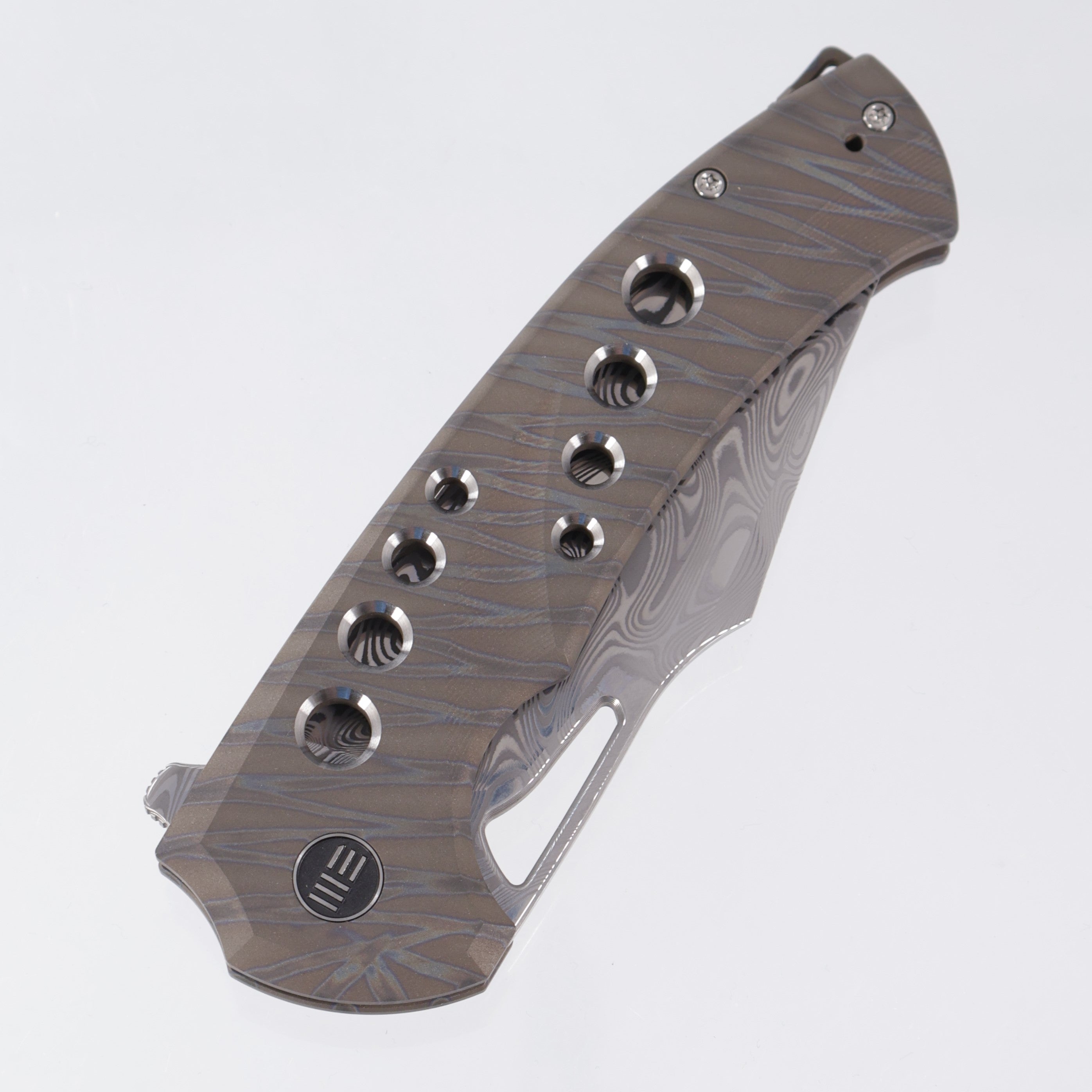 WE Knife Swiftfin - Flamed Titanium - Thor Damasteel - WE23051-DS1