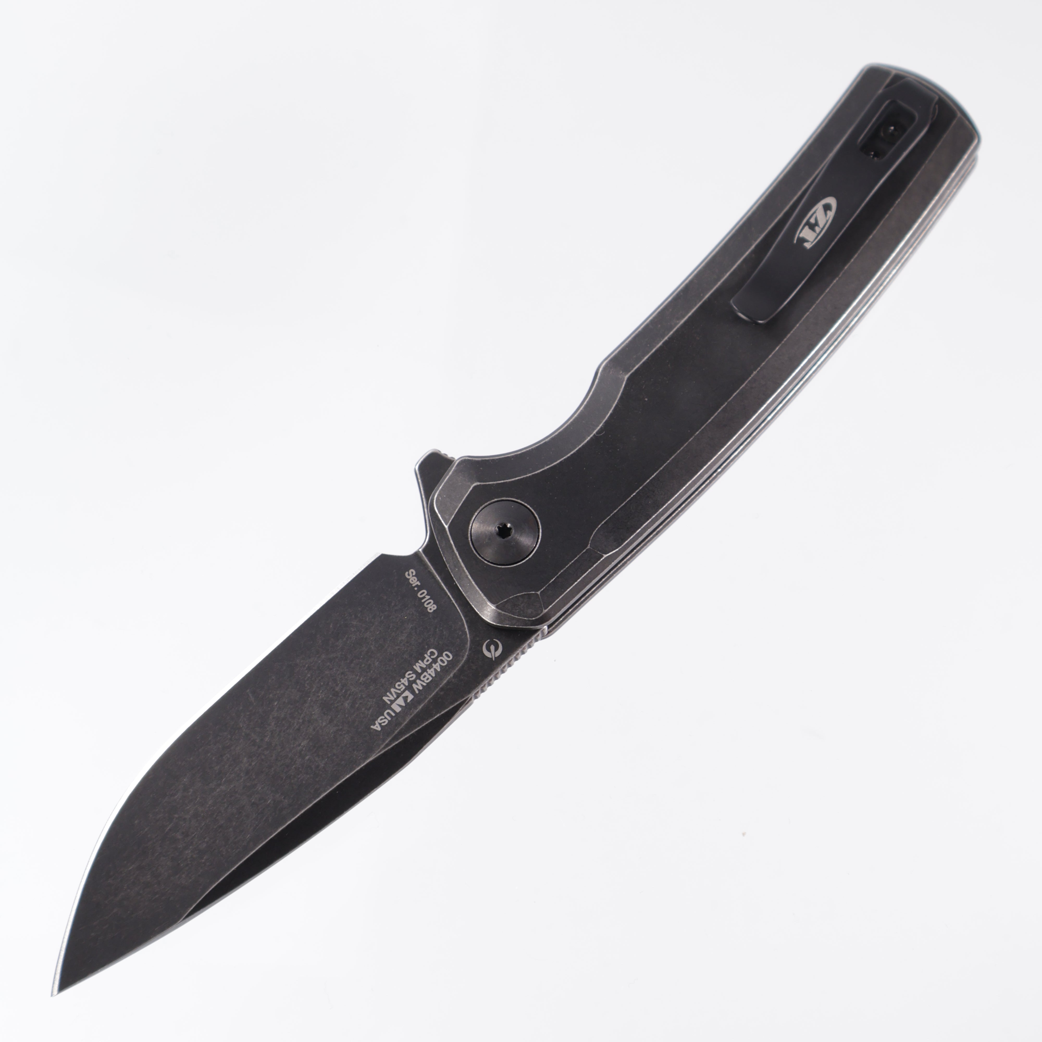 Zero Tolerance (ZT) 0044BW - Blackwash Titanium - Blackwash S45VN