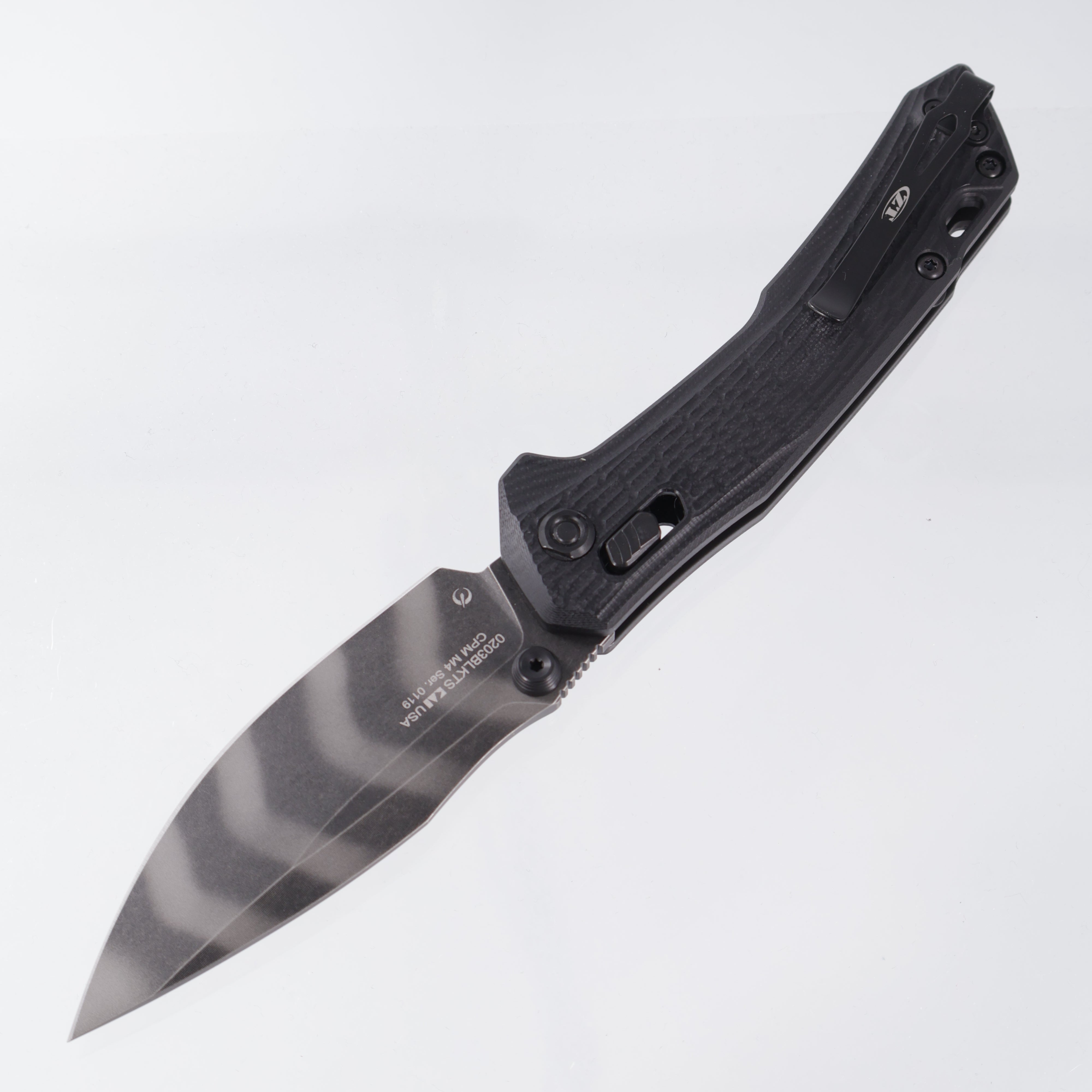Zero Tolerance (ZT) 0203BLKTS - Tiger Stripe M4 - Black G10