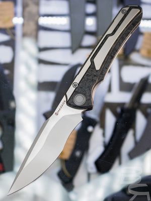 Maxace Kestrel Framelock CF w TI Onlay