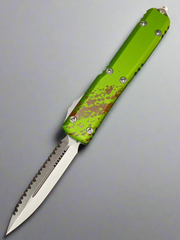Microtech Ultratech Zombie Tech D/E Automatic Knife (3.4" Stonewash)