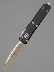 Microtech 121-4 Ultratech S/E - Black Handle - Satin Blade