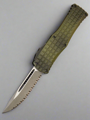 Microtech Hera S/E Frag Signature Series Grenade Green Apoc Full Serrate