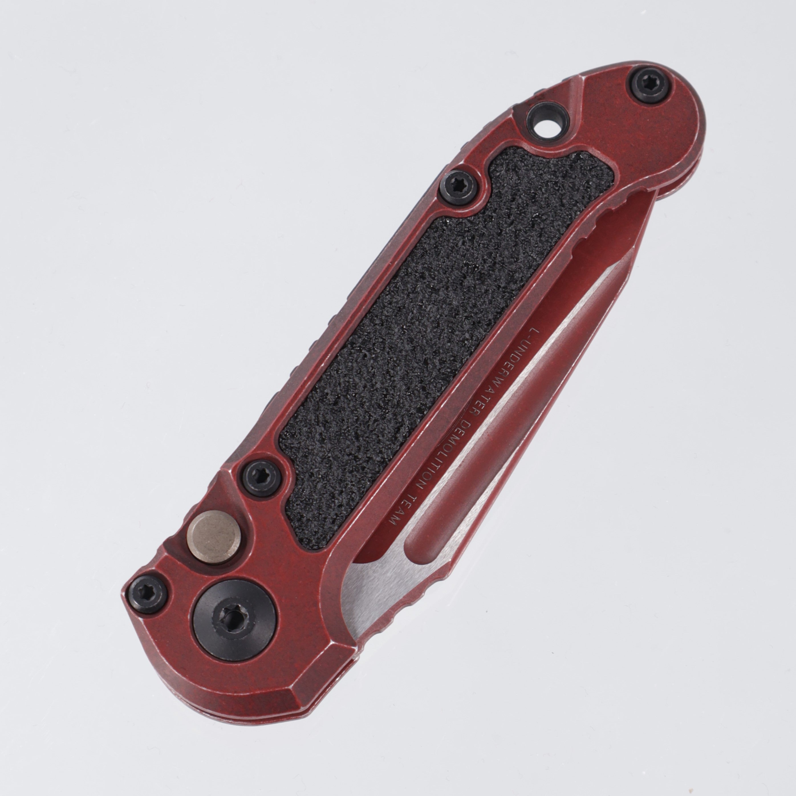 Microtech LUDT - Weathered Crimson - Tanto M390MK - L.U.D.T Gen 3 III 1136-1 WCM