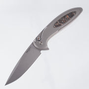 Pro-Tech Cambria 2 - Stainless Steel w/ Copper Techno Carbo Inlay & Black Lip Pearl Button - Stonewash Magnacut - 2025 Custom 014