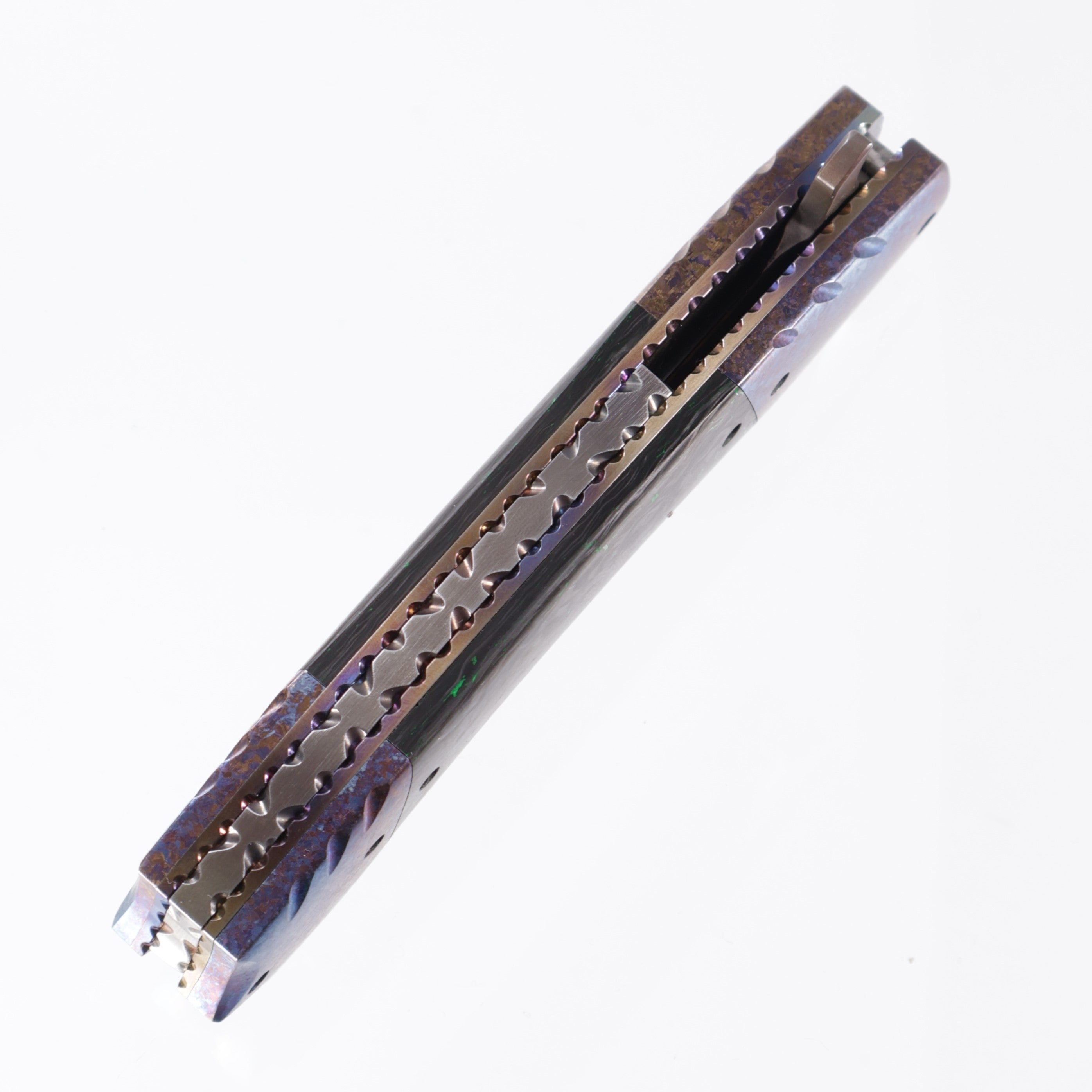 Vallotton, Brandon - Tribute Manual - Crystalized Titanium & Space Weave Camo Carbon - 3V Blade