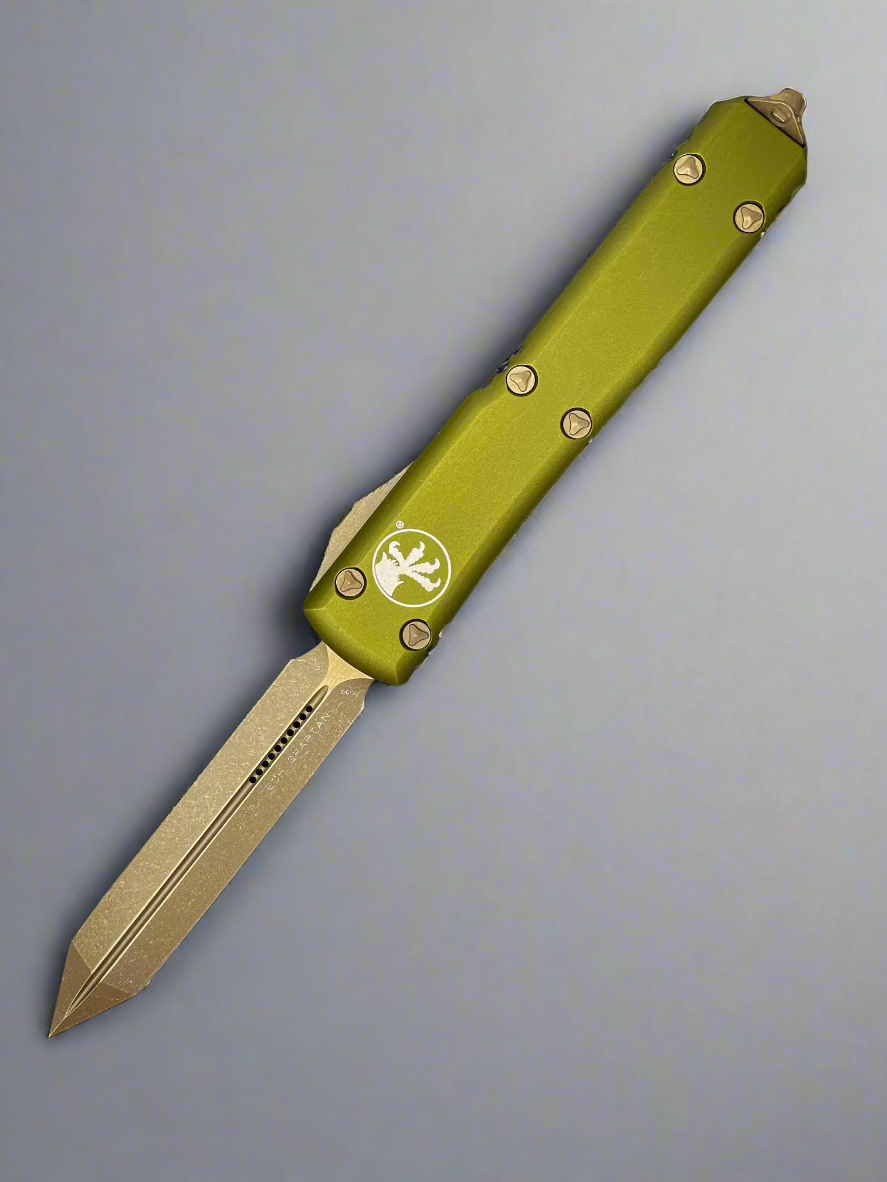 Microtech Ultratech Spartan OD Green Bronzed Apocalyptic Standard