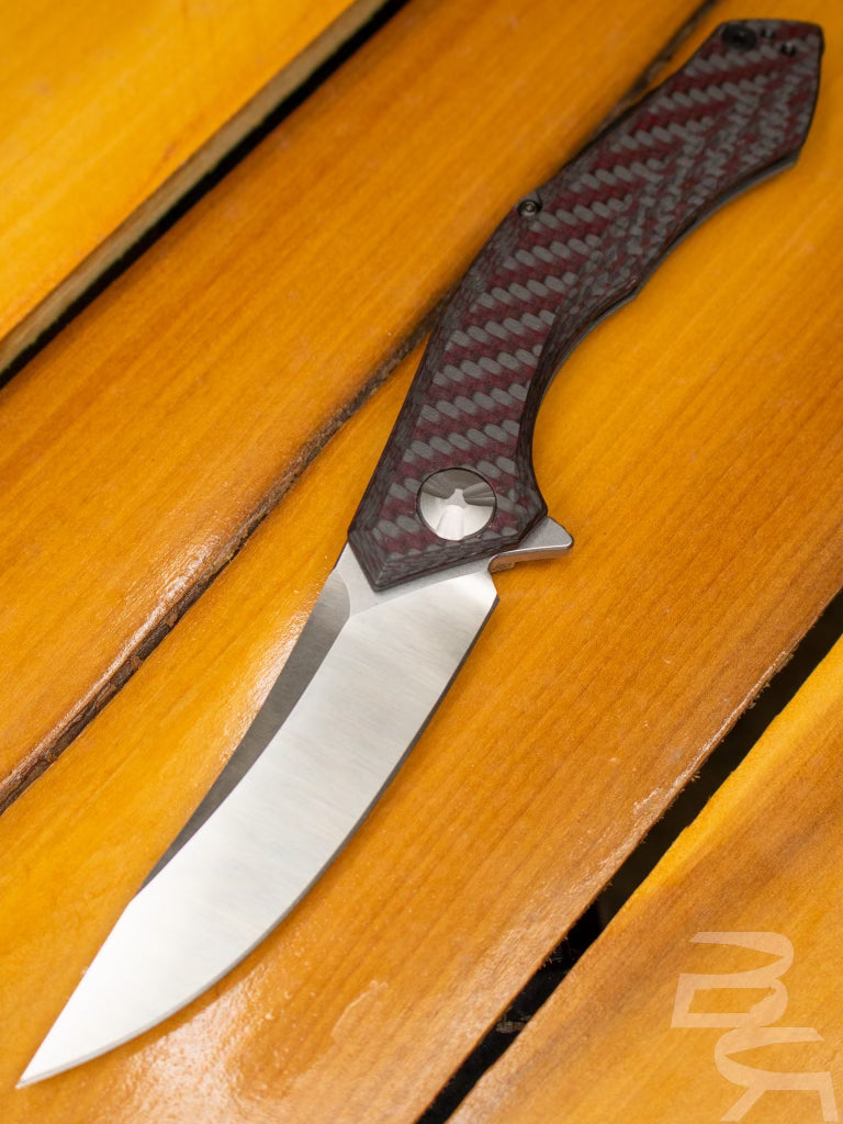 ZT 0462 Sinkevich KVT Framelock 20cv Red CF